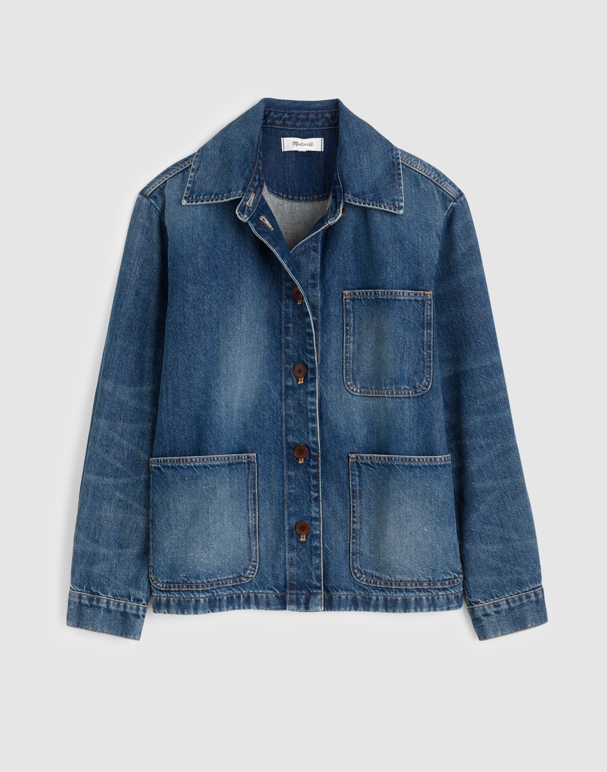 Relaxed Chore Jacket in Greendale Wash Alternate Image 6