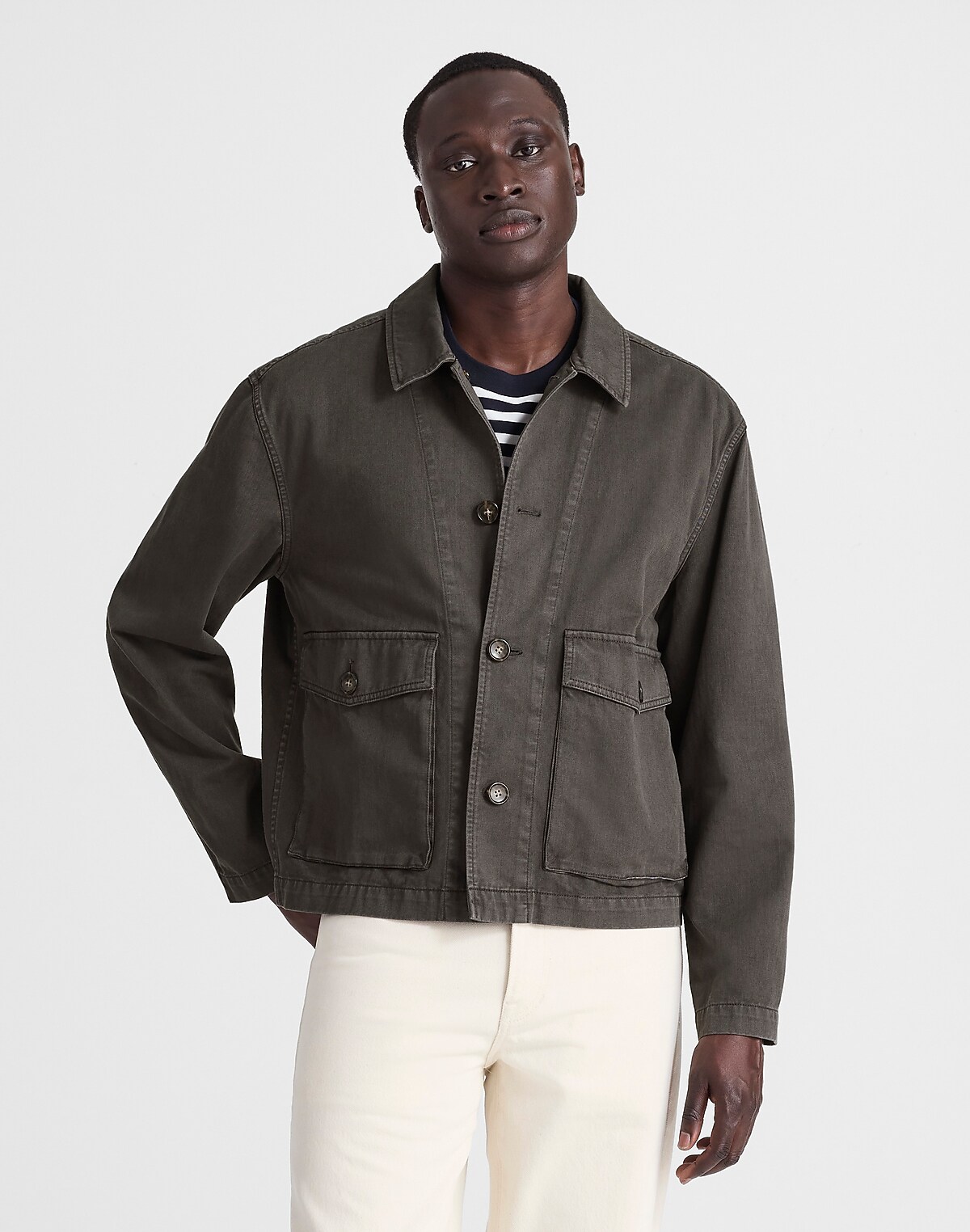 Patch-Pocket Work Jacket