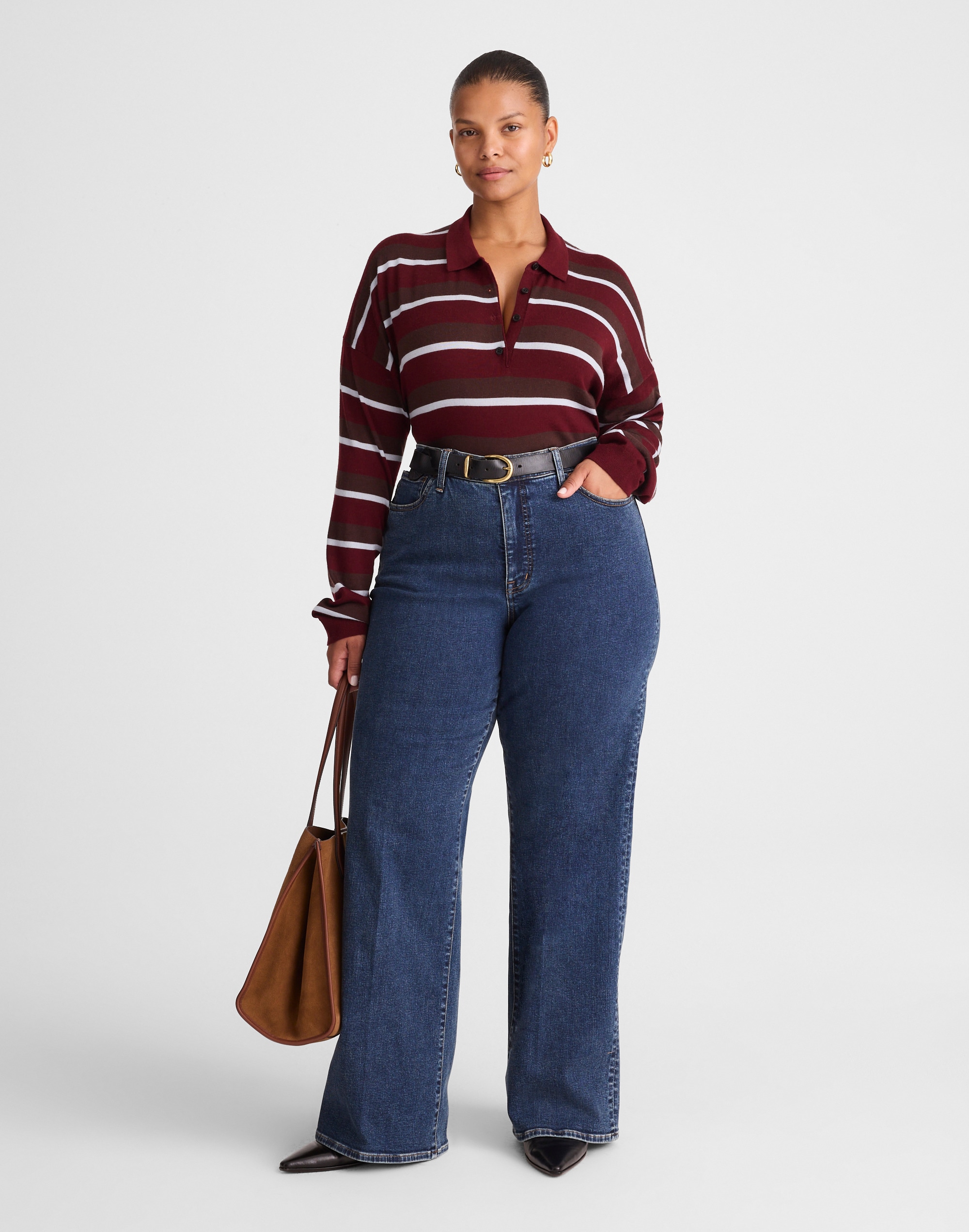 The Plus Wide-Leg Jean