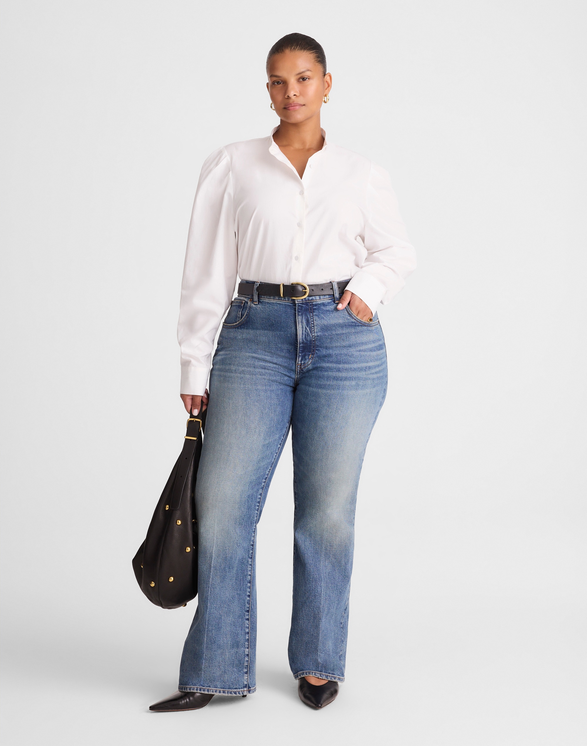 The Plus Curvy Vintage Flare Jean