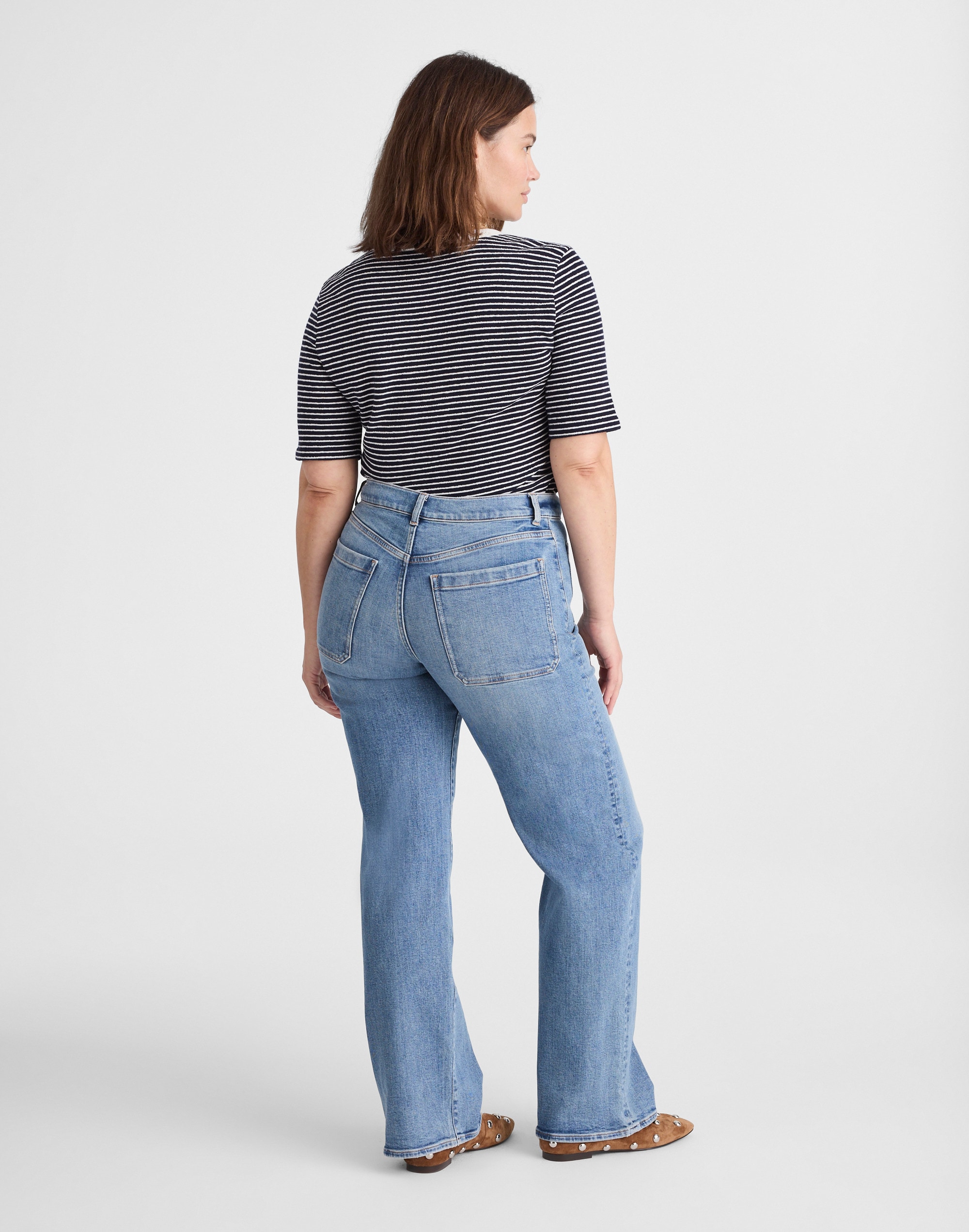 The Plus Curvy Emmett Wide-Leg Jean