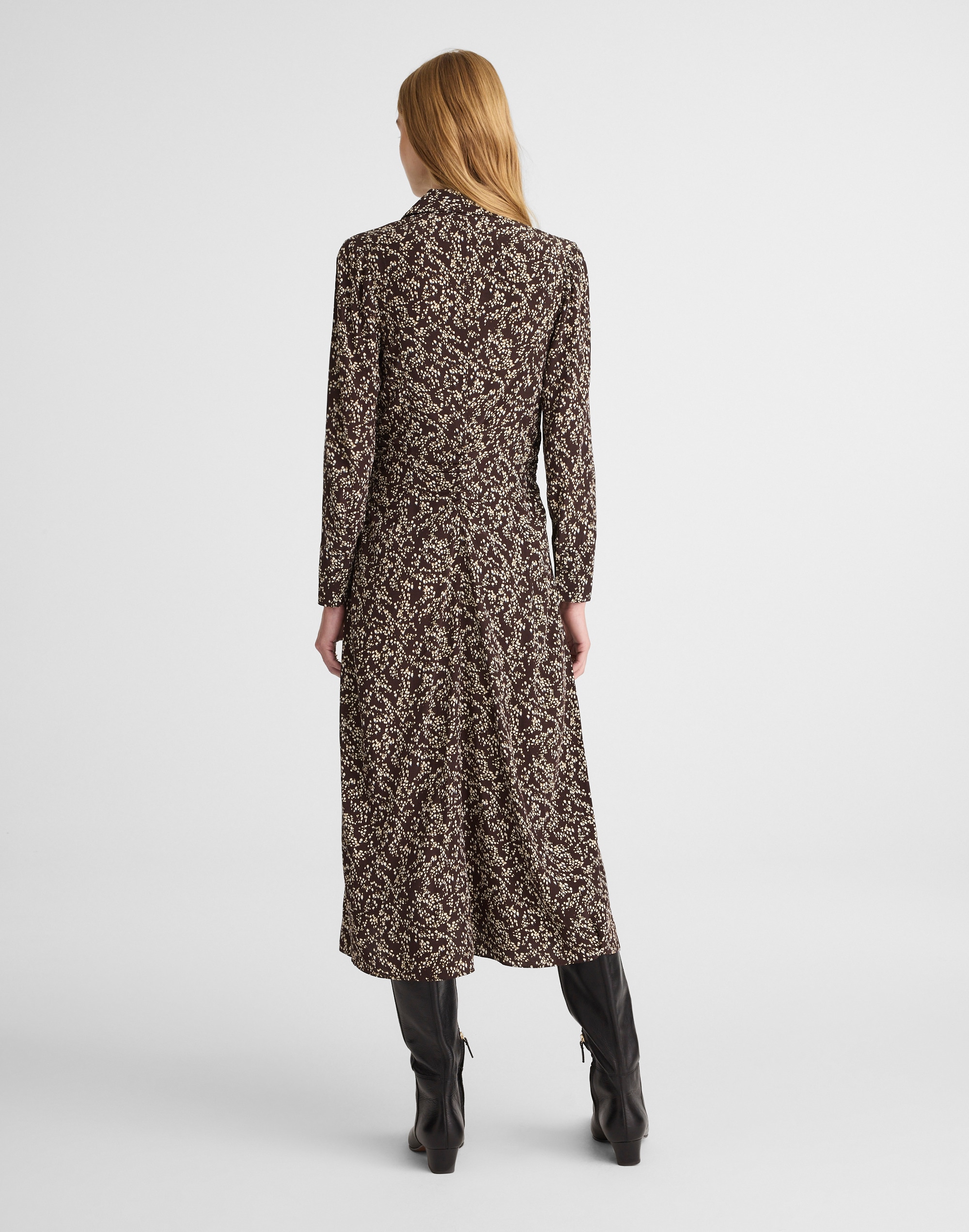 Ruched Midi Shirtdress Alternate Image 4