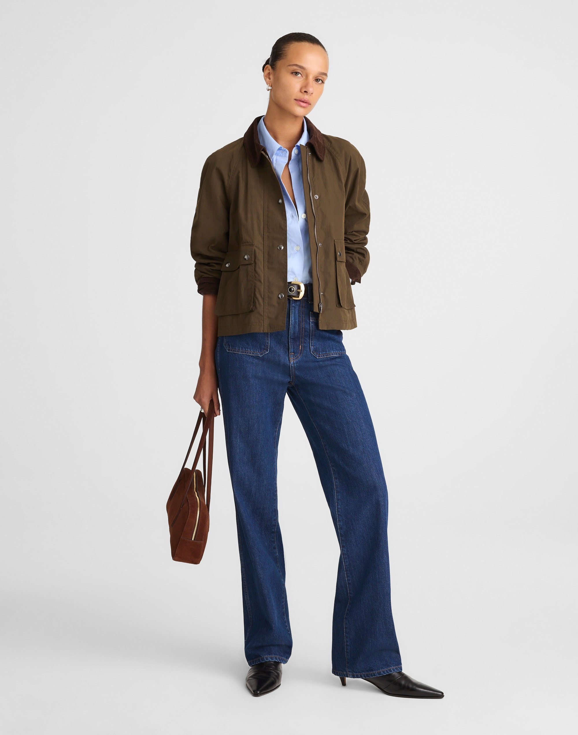 Waxed Zip-Front Jacket Alternate Image 1