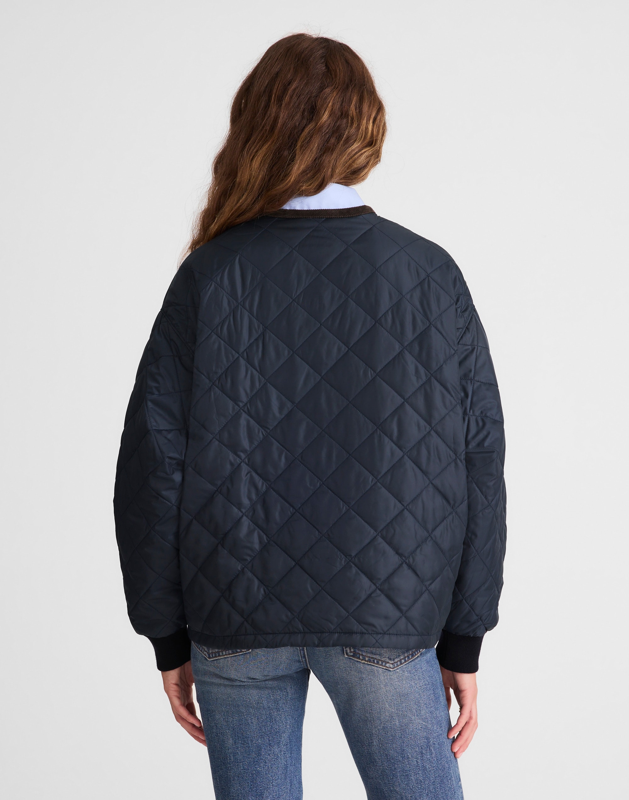 Quilted Bomber Jacket