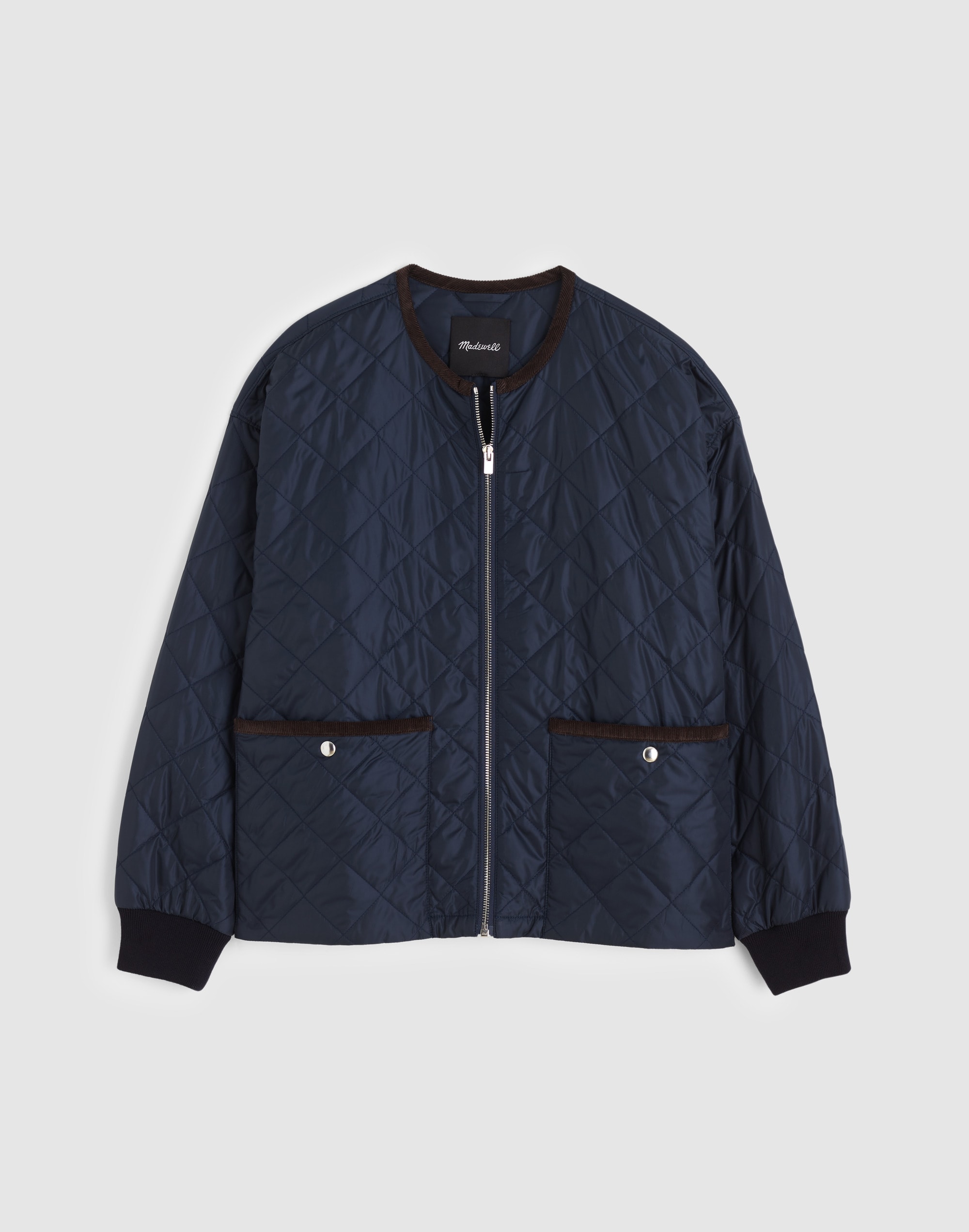 Quilted Bomber Jacket
