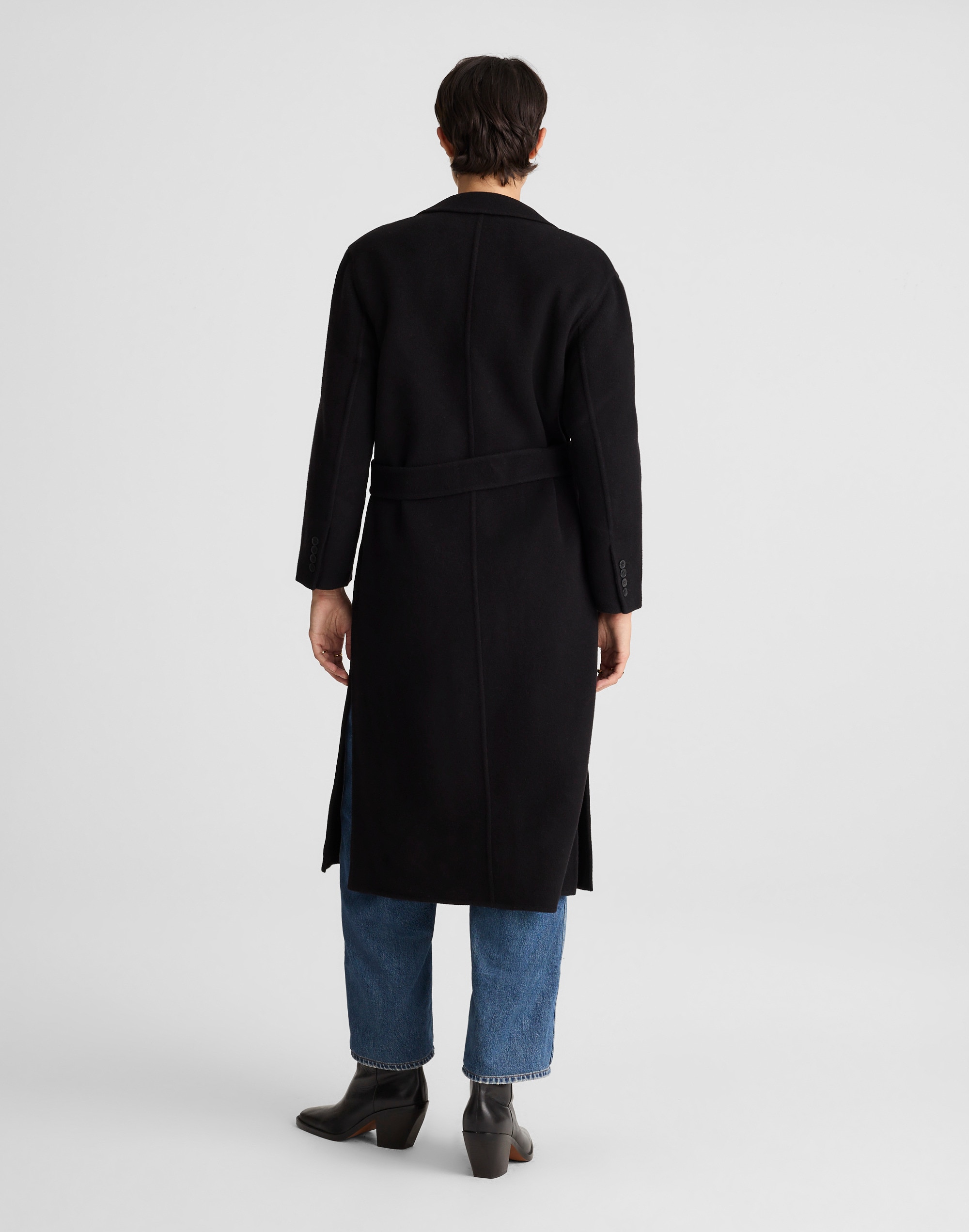 Double-Faced Brushed Long Coat