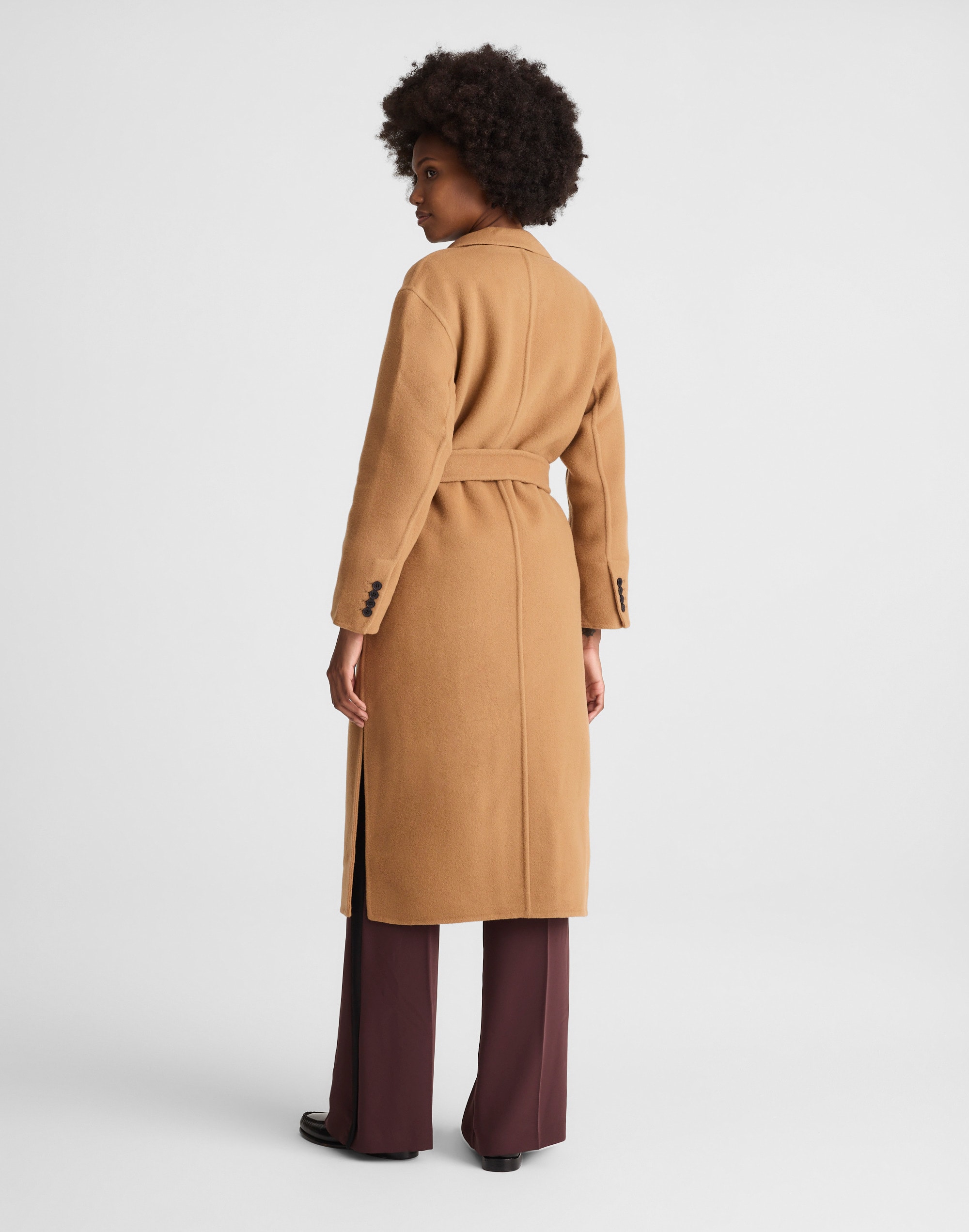 Double-Faced Brushed Long Coat
