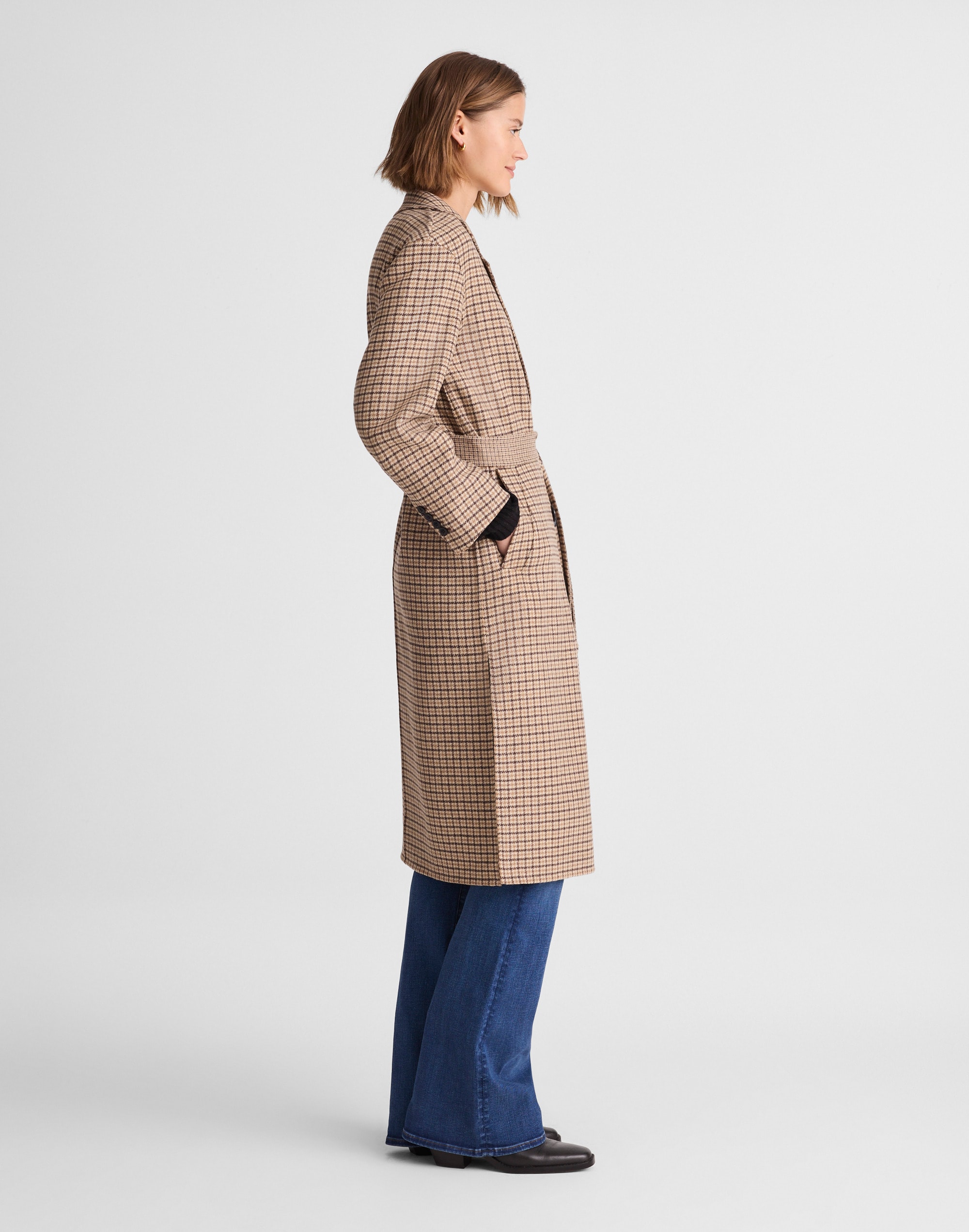 Double-Faced Brushed Long Coat