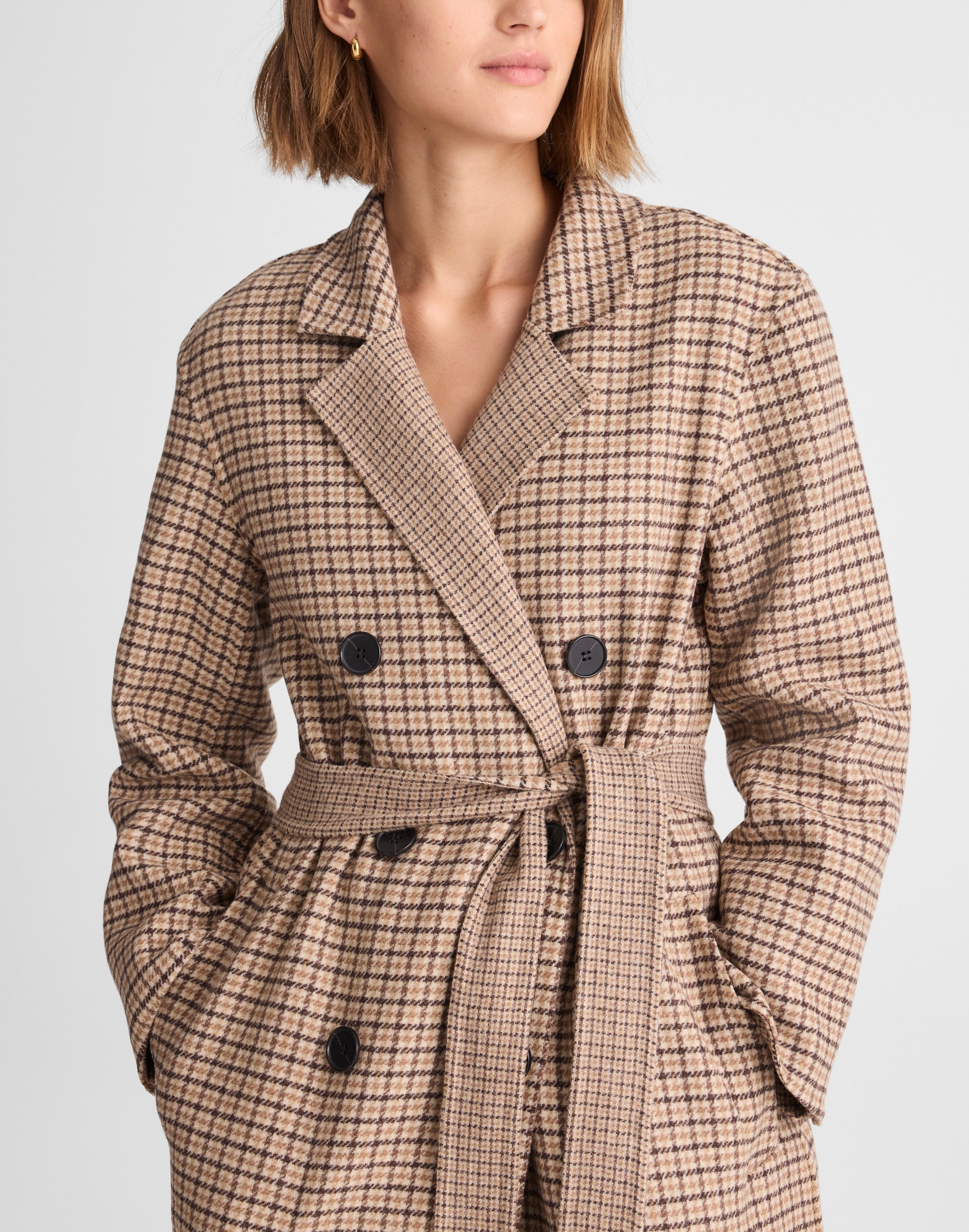 Double-Faced Brushed Long Coat