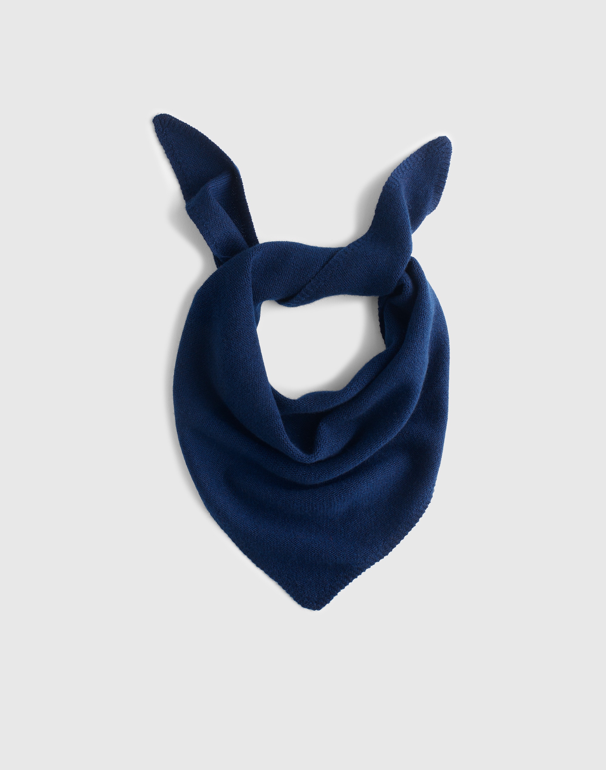 Madewell Knit Bandana In Blue