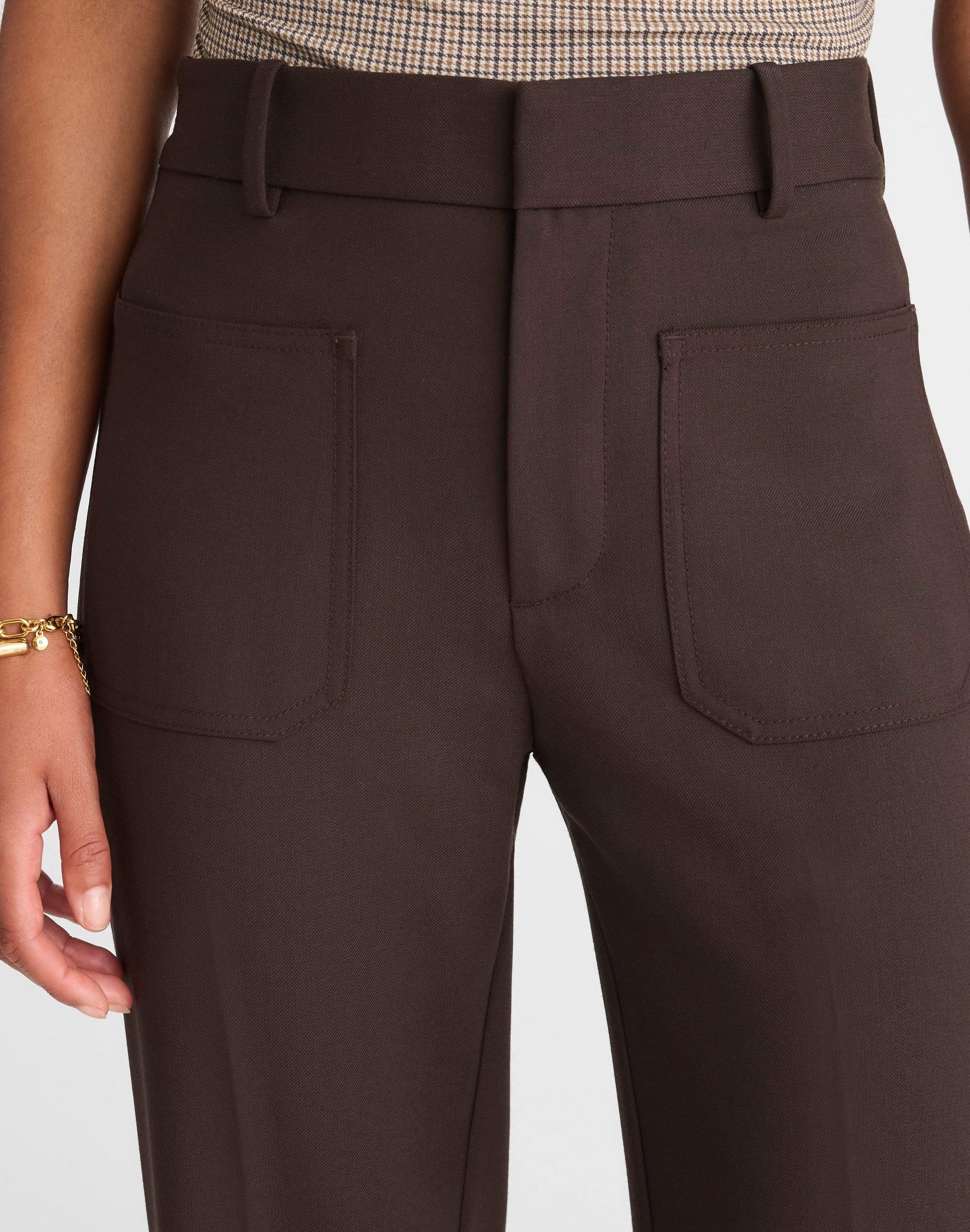High-Rise Bootcut Trouser