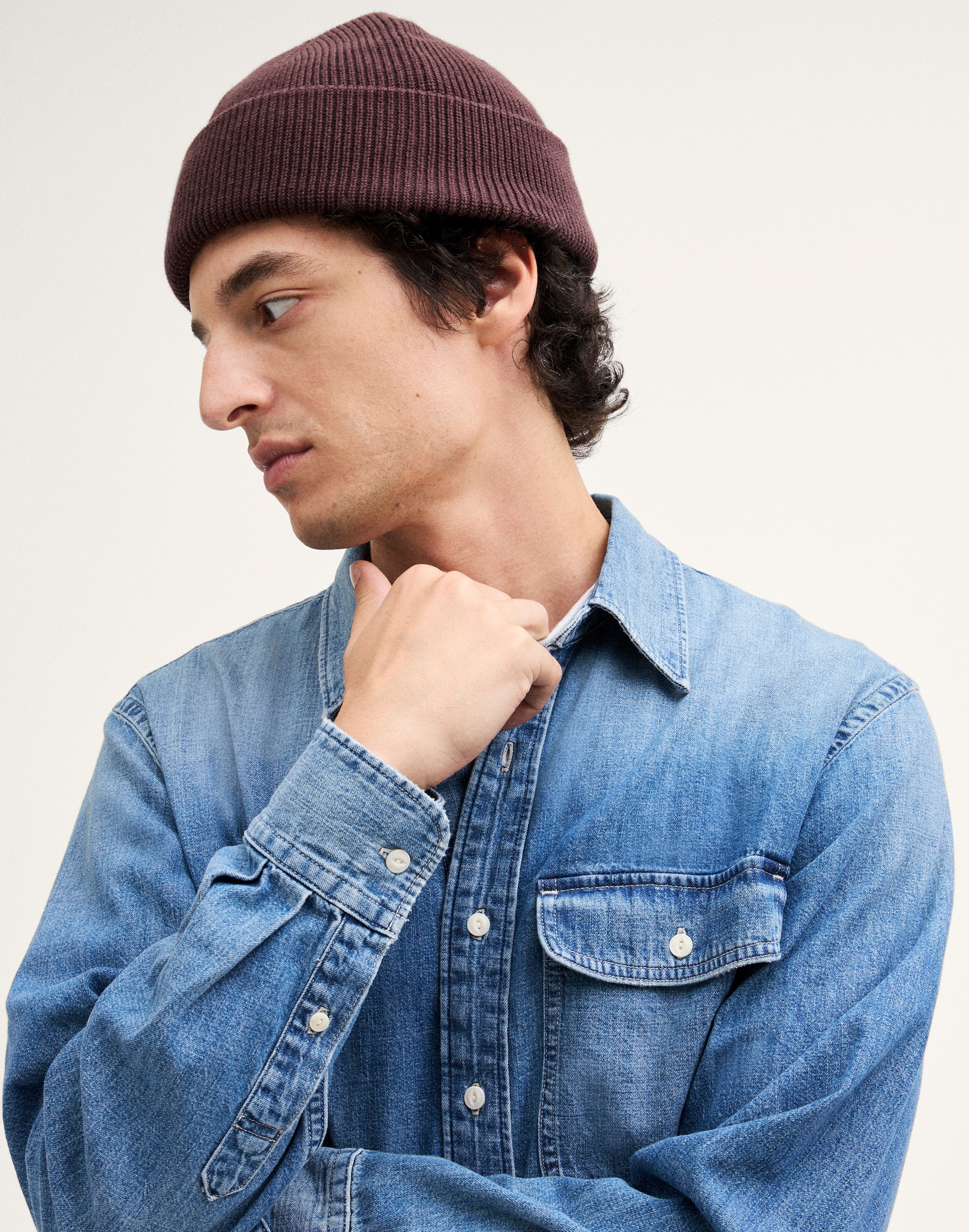 Cotton-Blend Beanie
