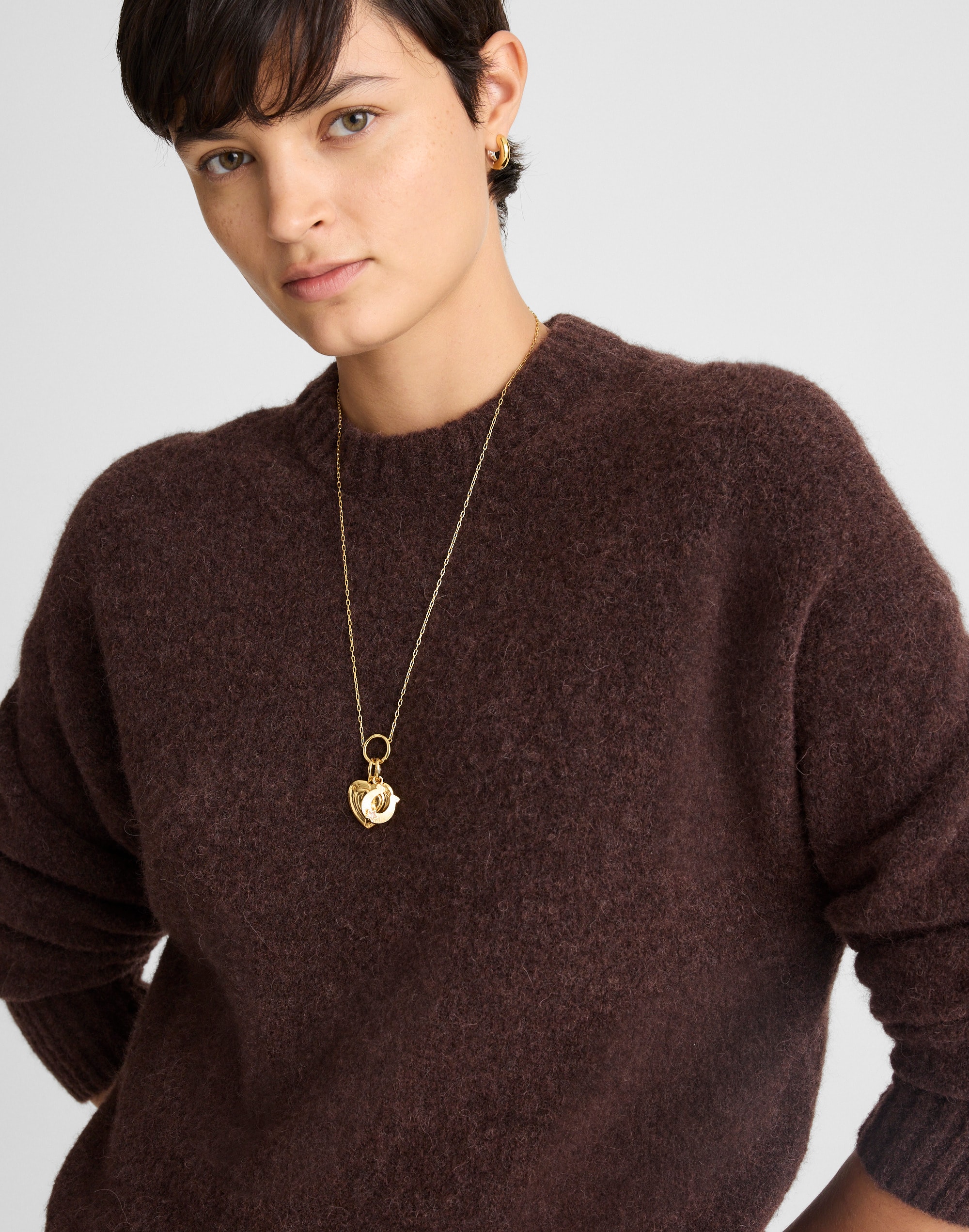 CloudSoft Drop-Shoulder Crewneck Sweater
