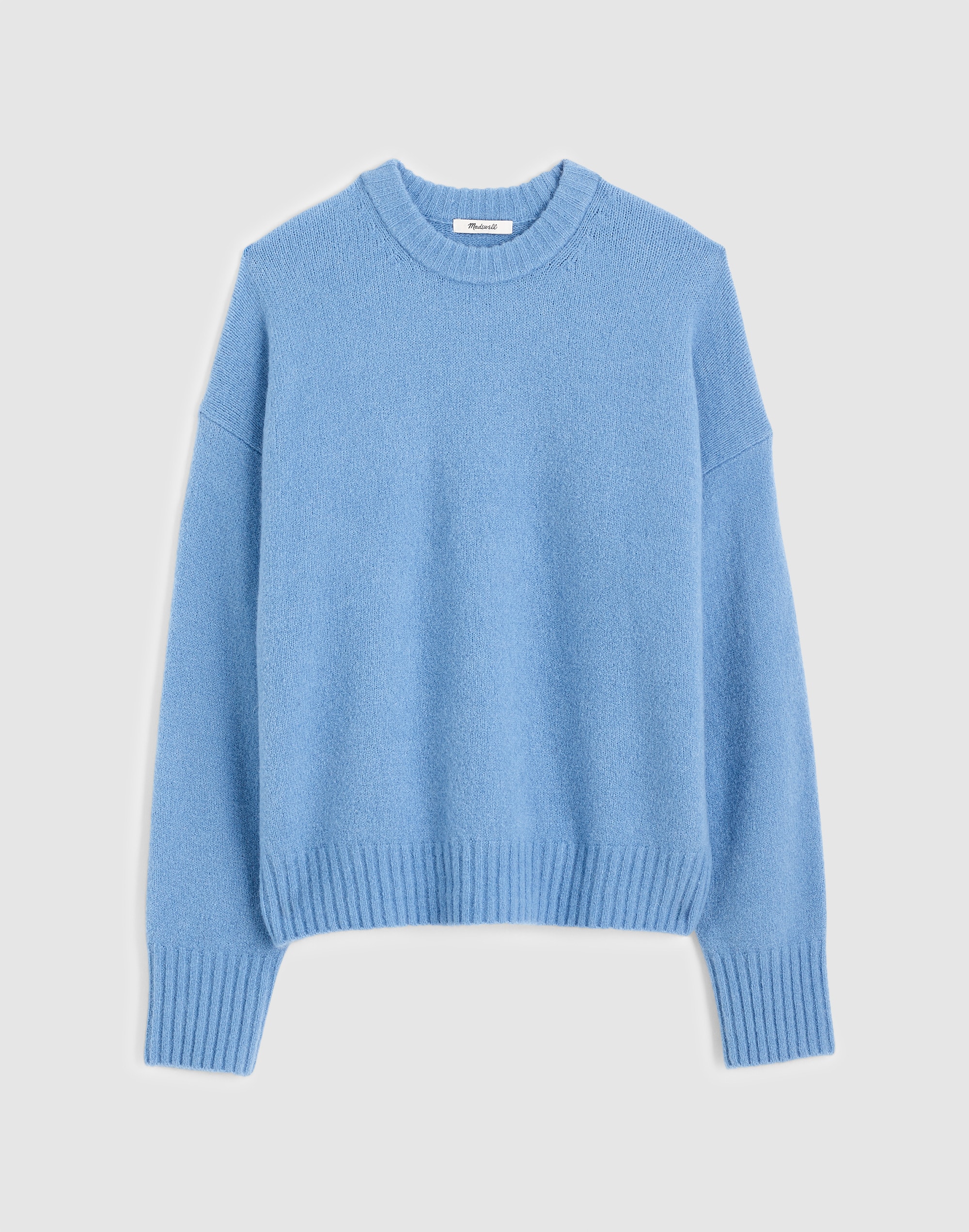 CloudSoft Drop-Shoulder Crewneck Sweater