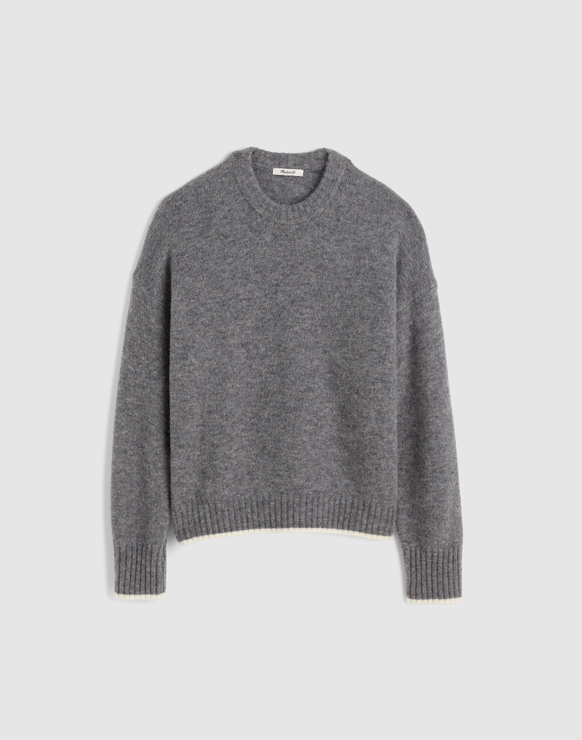 CloudSoft Drop-Shoulder Crewneck Sweater