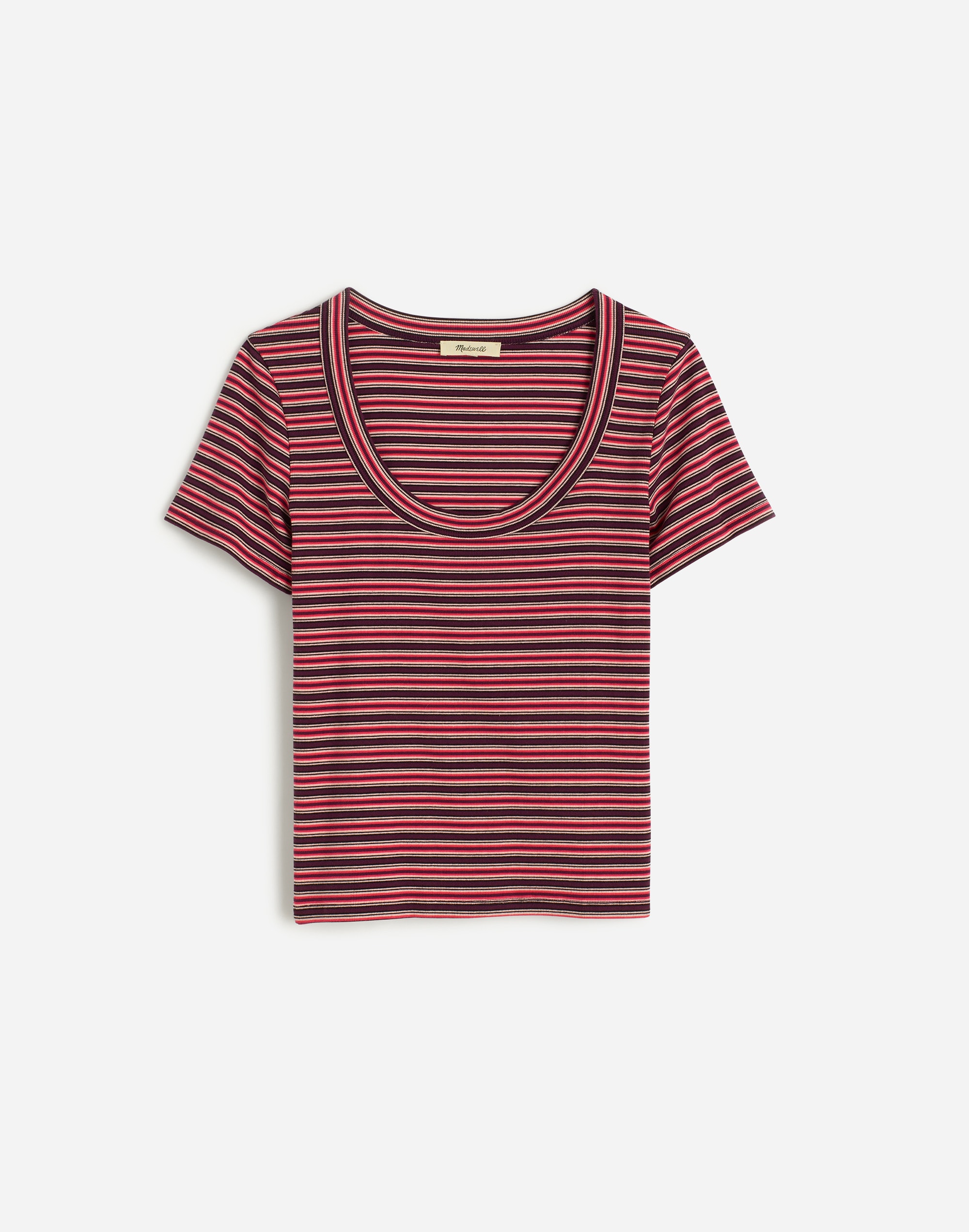 (Re)generative Cotton Ribbed Scoopneck Tee