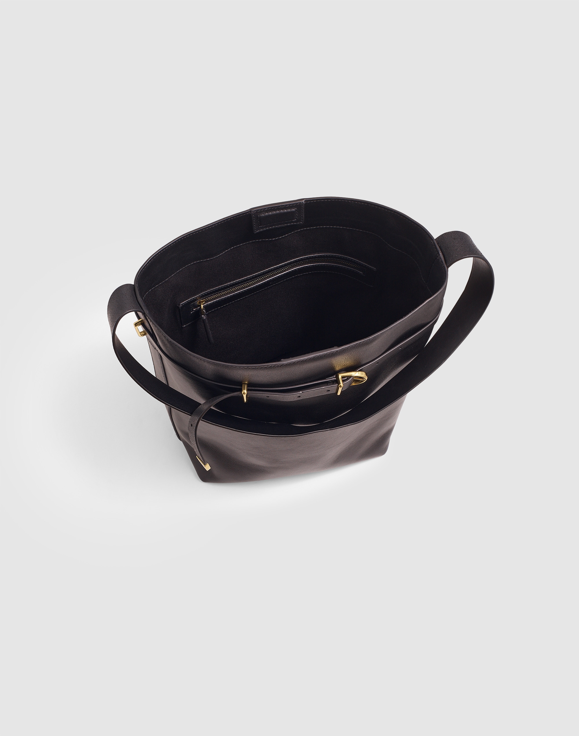 The Essential Belted Bucket Tote