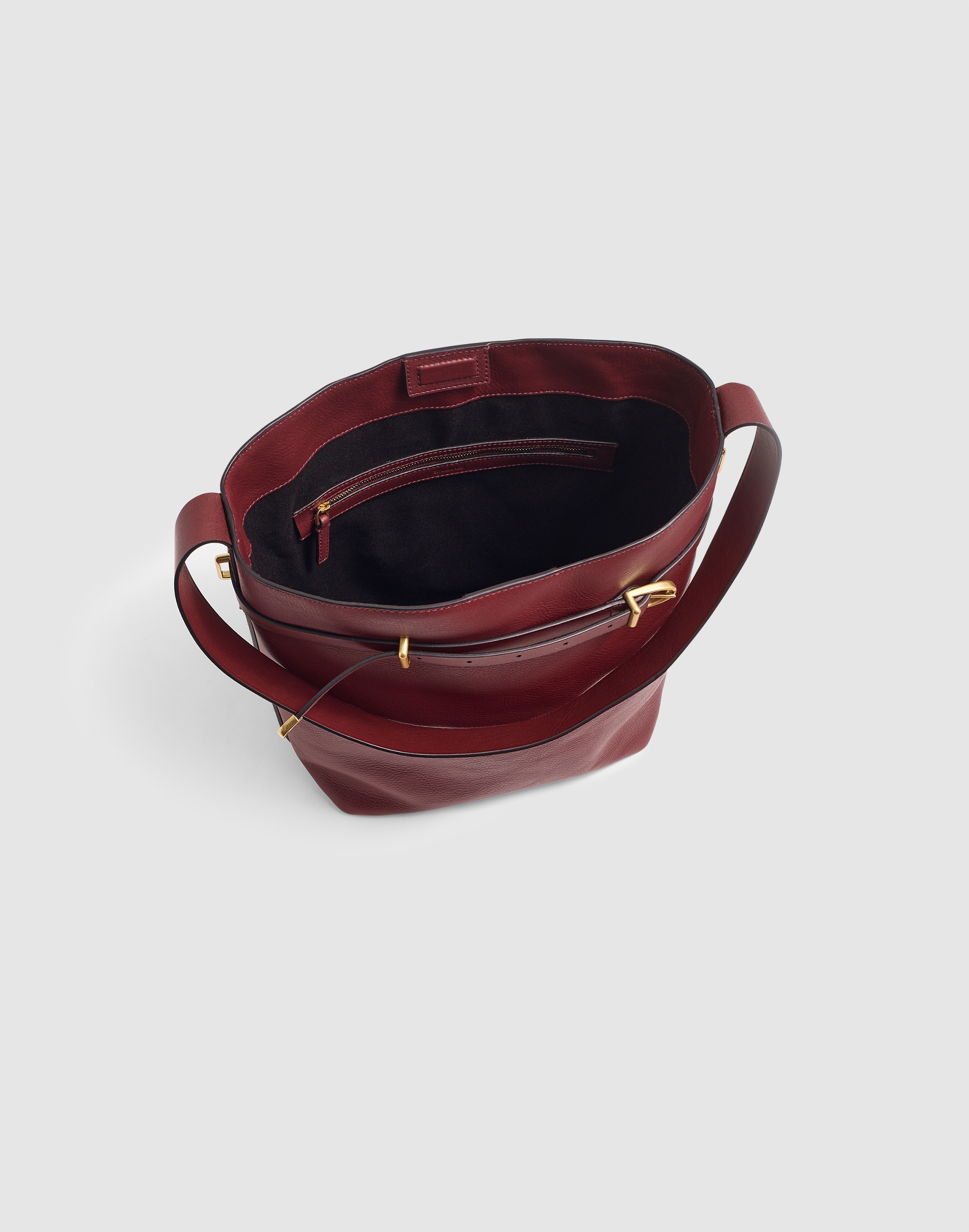 The Essential Belted Bucket Tote