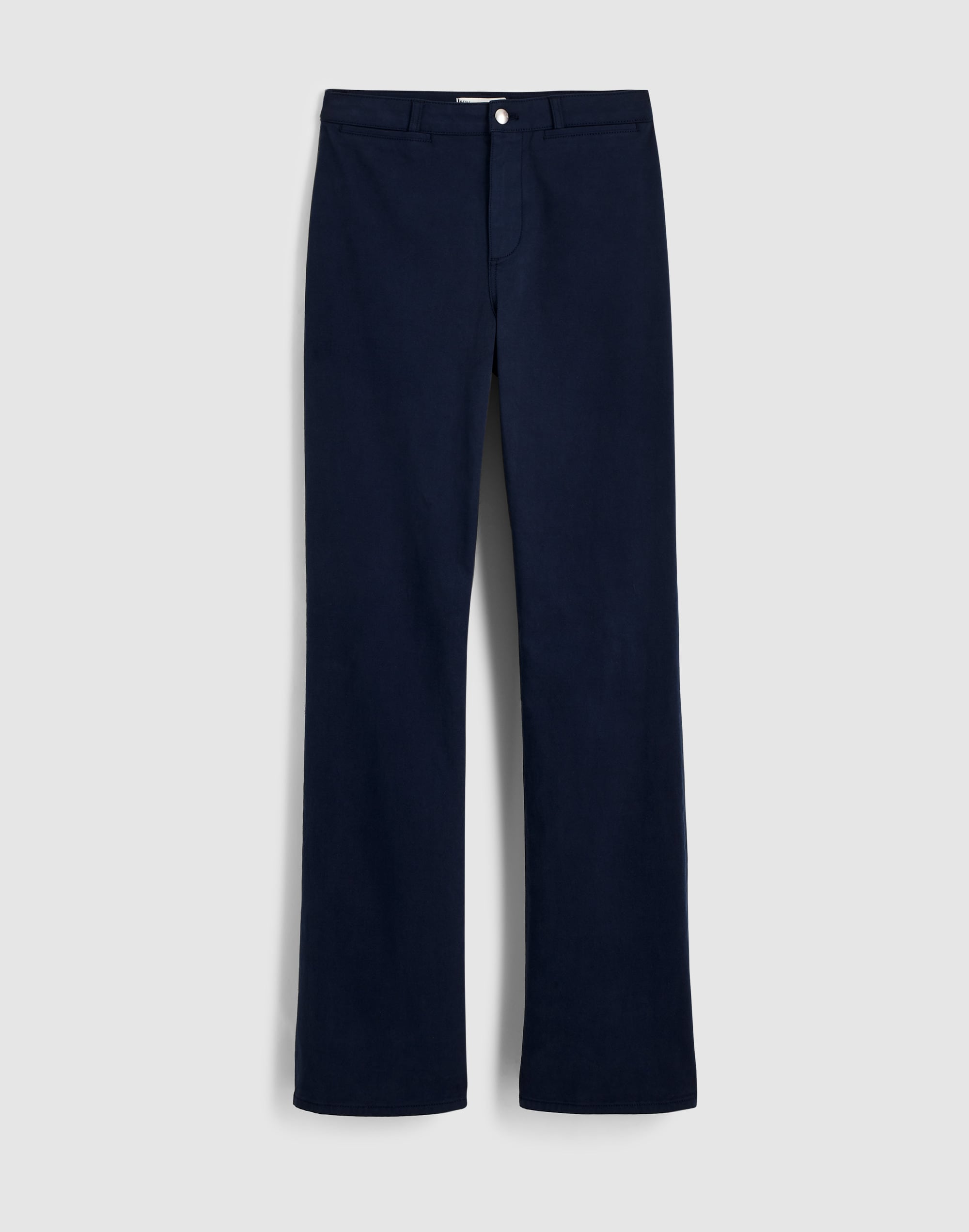 The Curvy Wide-Leg Pant in Garment-Dyed Twill