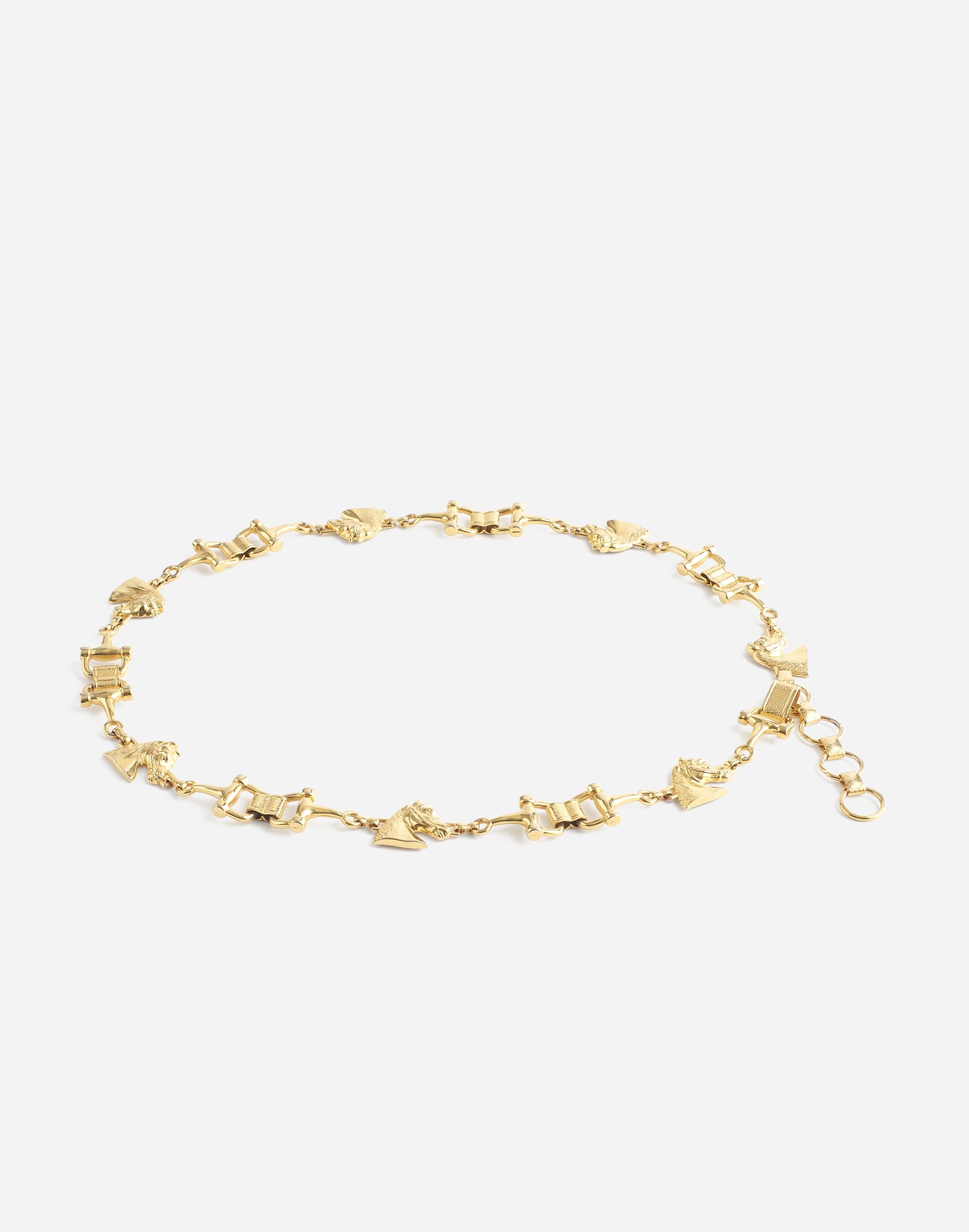 madewell | reluxe fashion preowned 1980s equestrian chain belt