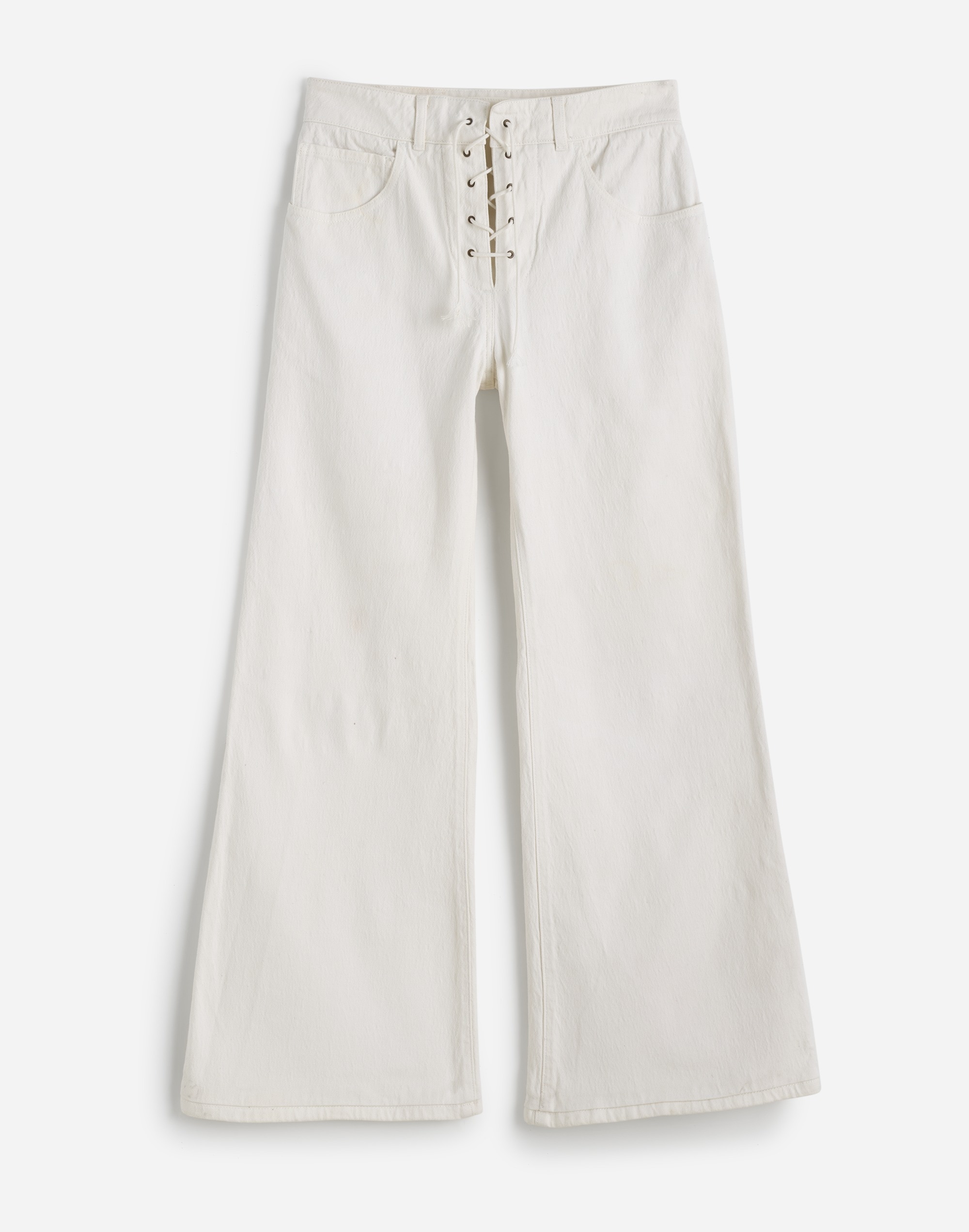 madewell | reluxe fashion preowned vintage chlo&eacute; lace-up jeans