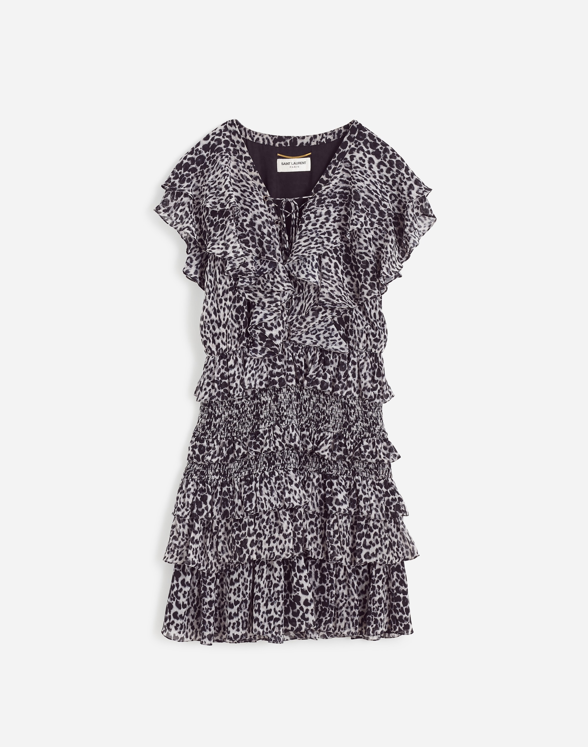 madewell | reluxe fashion preowned saint laurent leopard mini dress