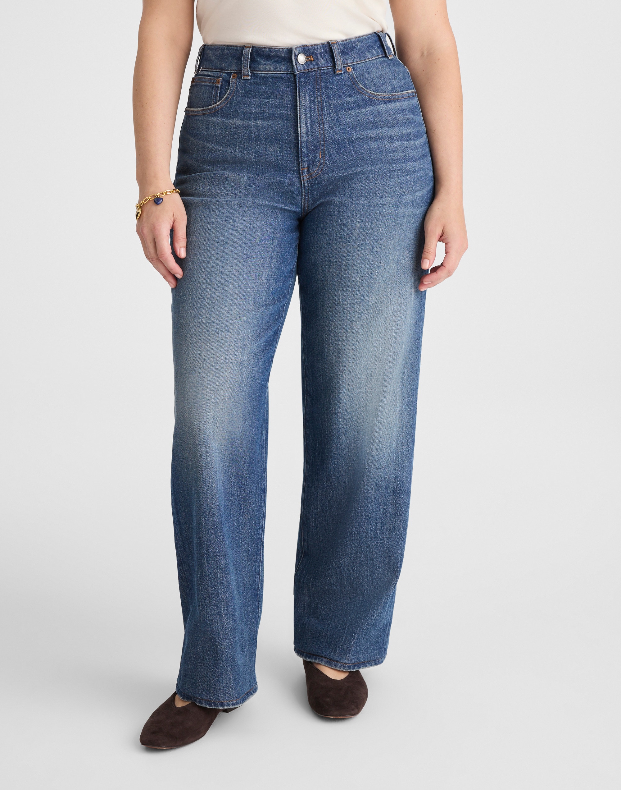 The Plus Perfect Vintage Wide-Leg Jean Alternate Image 1