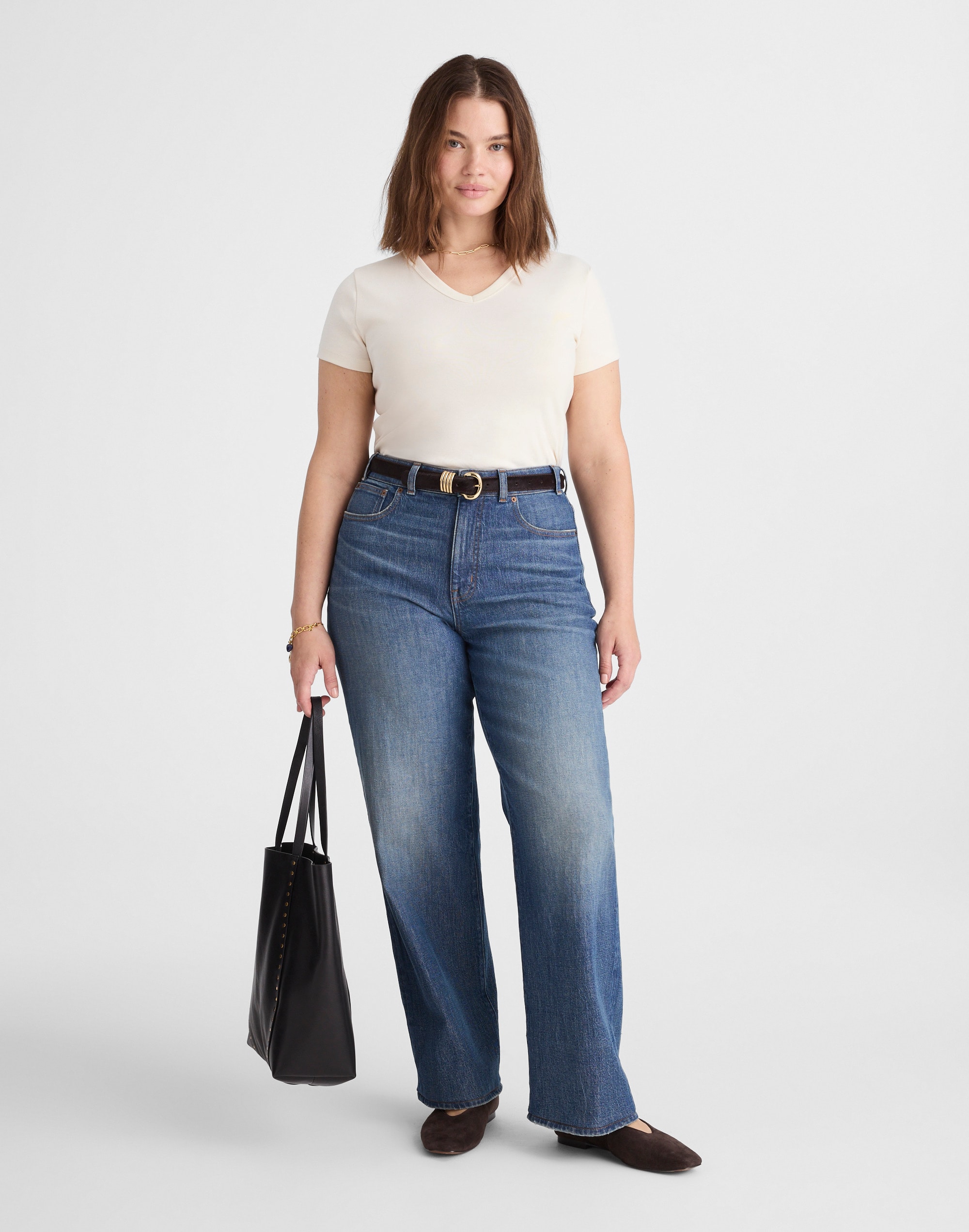 The Plus Perfect Vintage Wide-Leg Jean