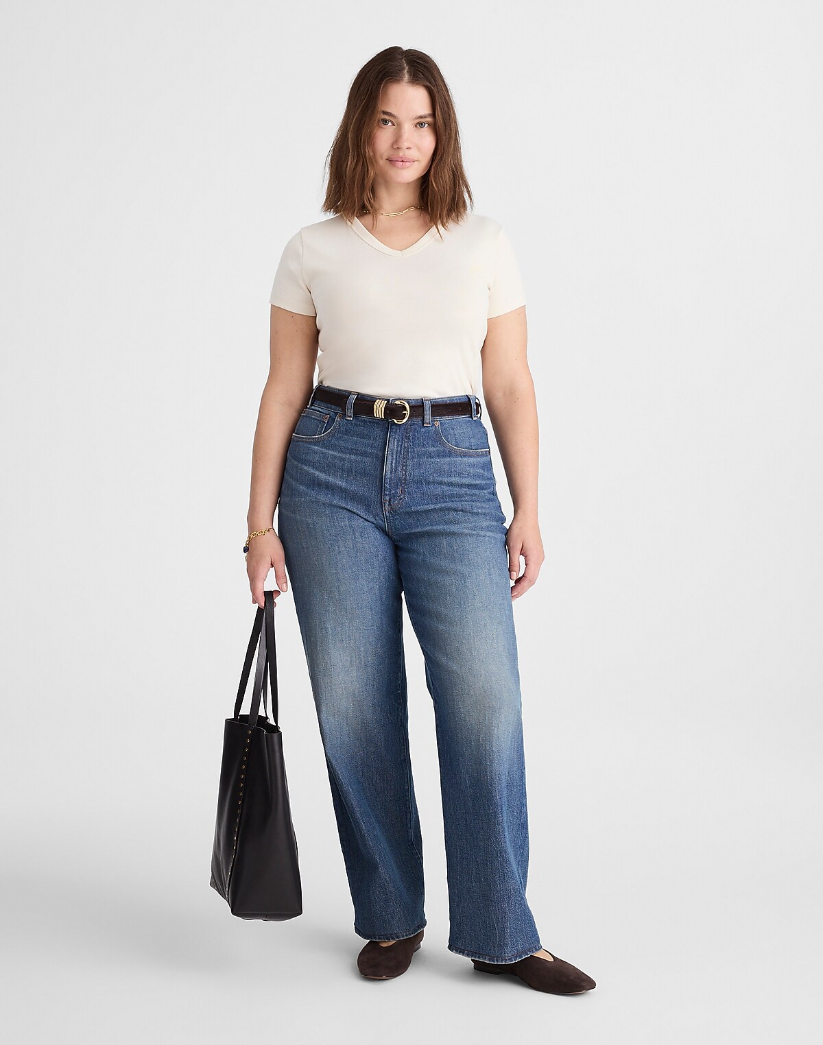 The Plus Perfect Vintage Wide-Leg Jean