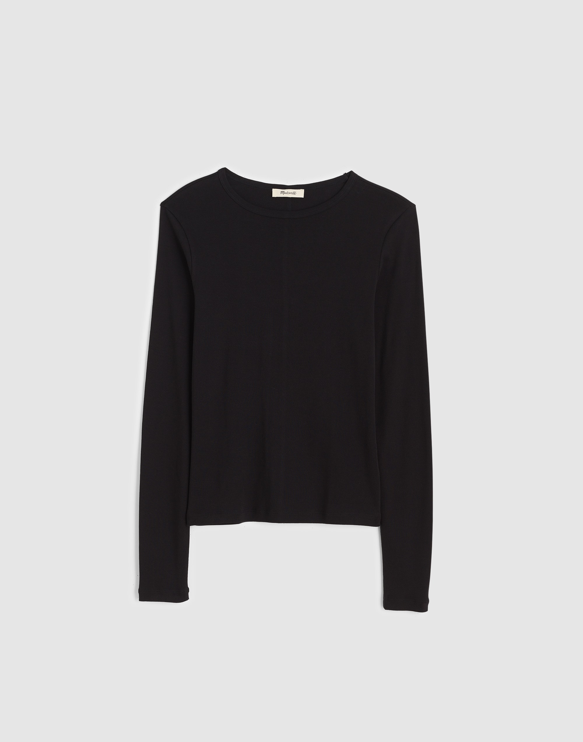Crewneck Long-Sleeve Tee in SoSoft Cotton