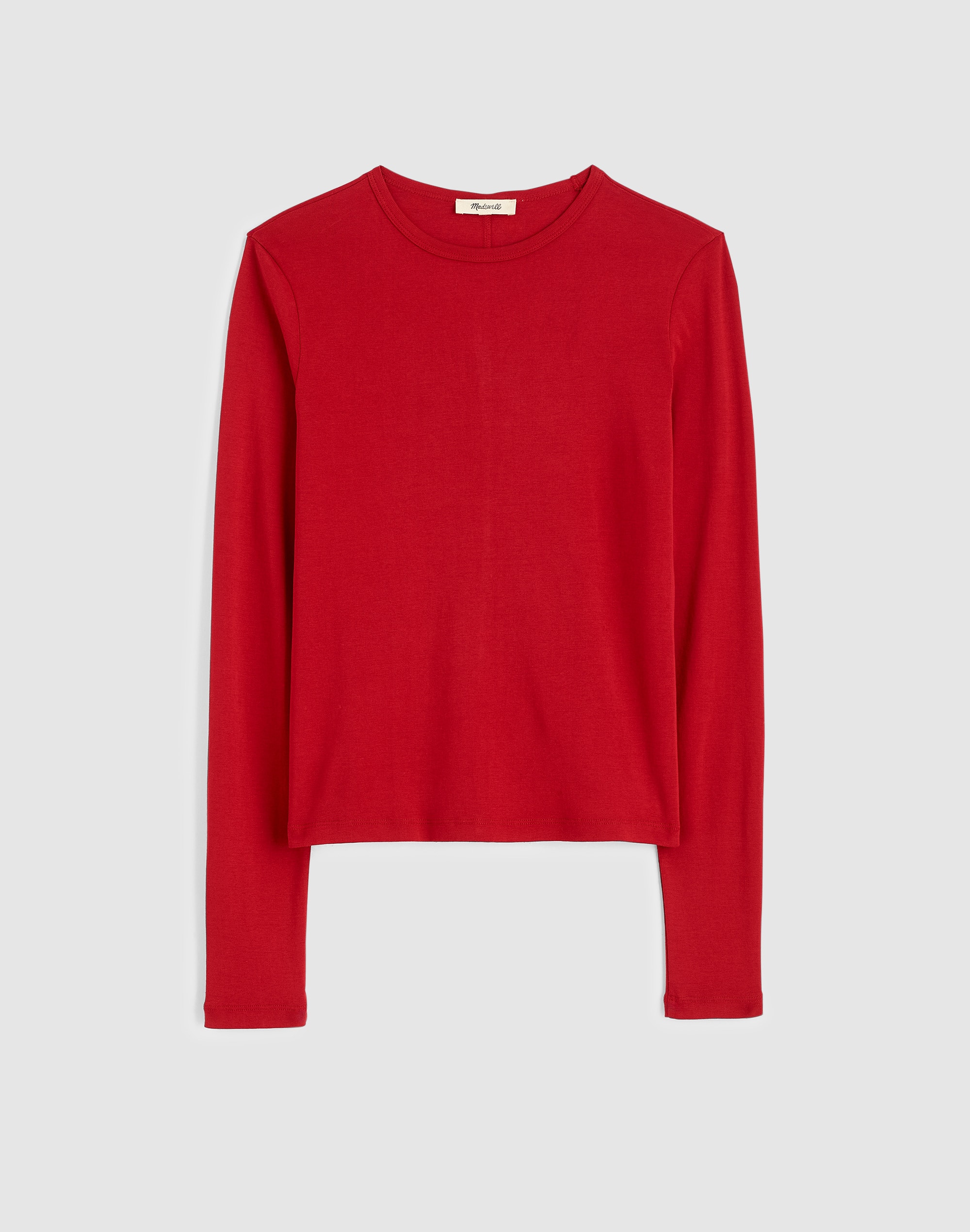 Crewneck Long-Sleeve Tee in SoSoft Cotton