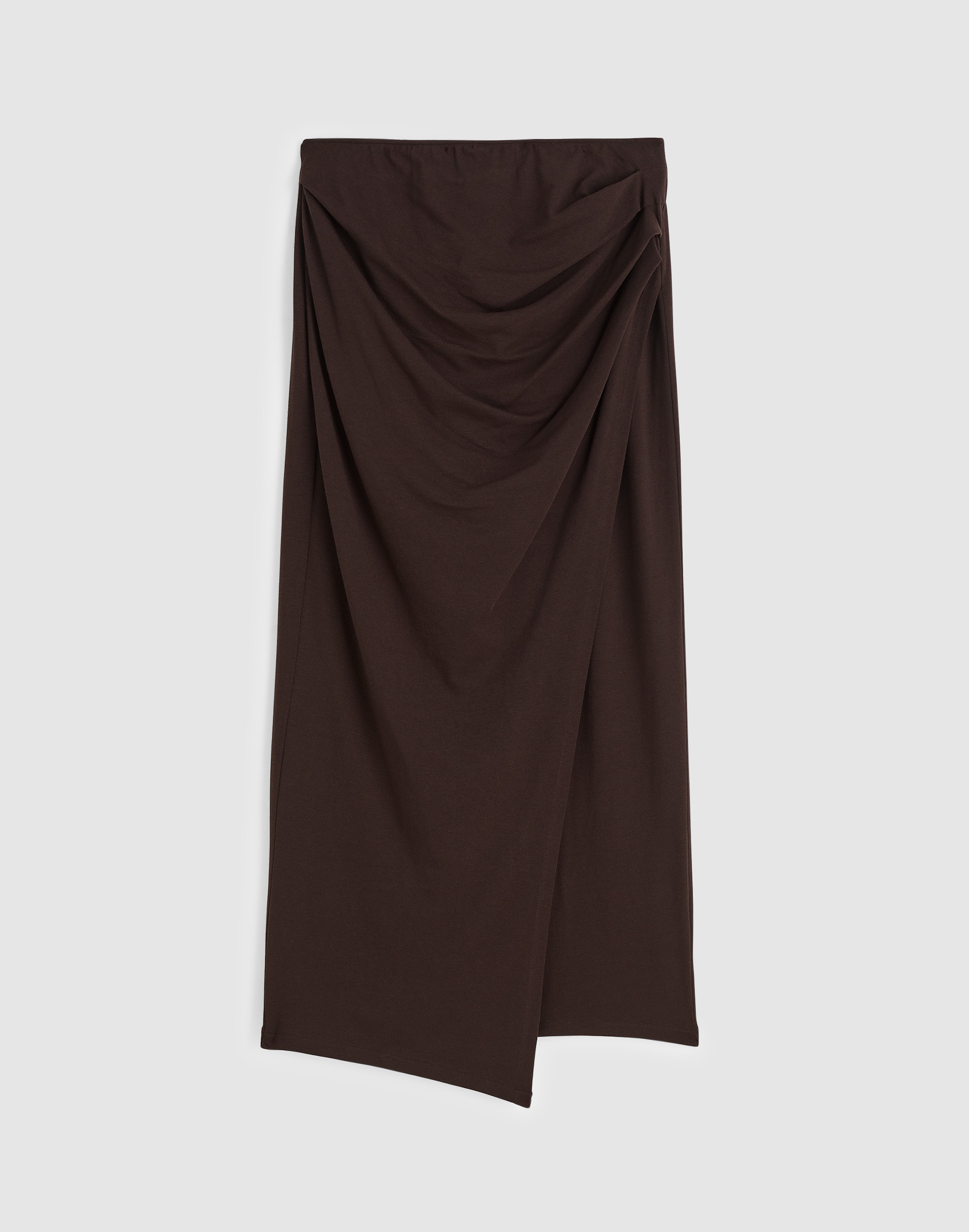 Ruched Maxi Skirt