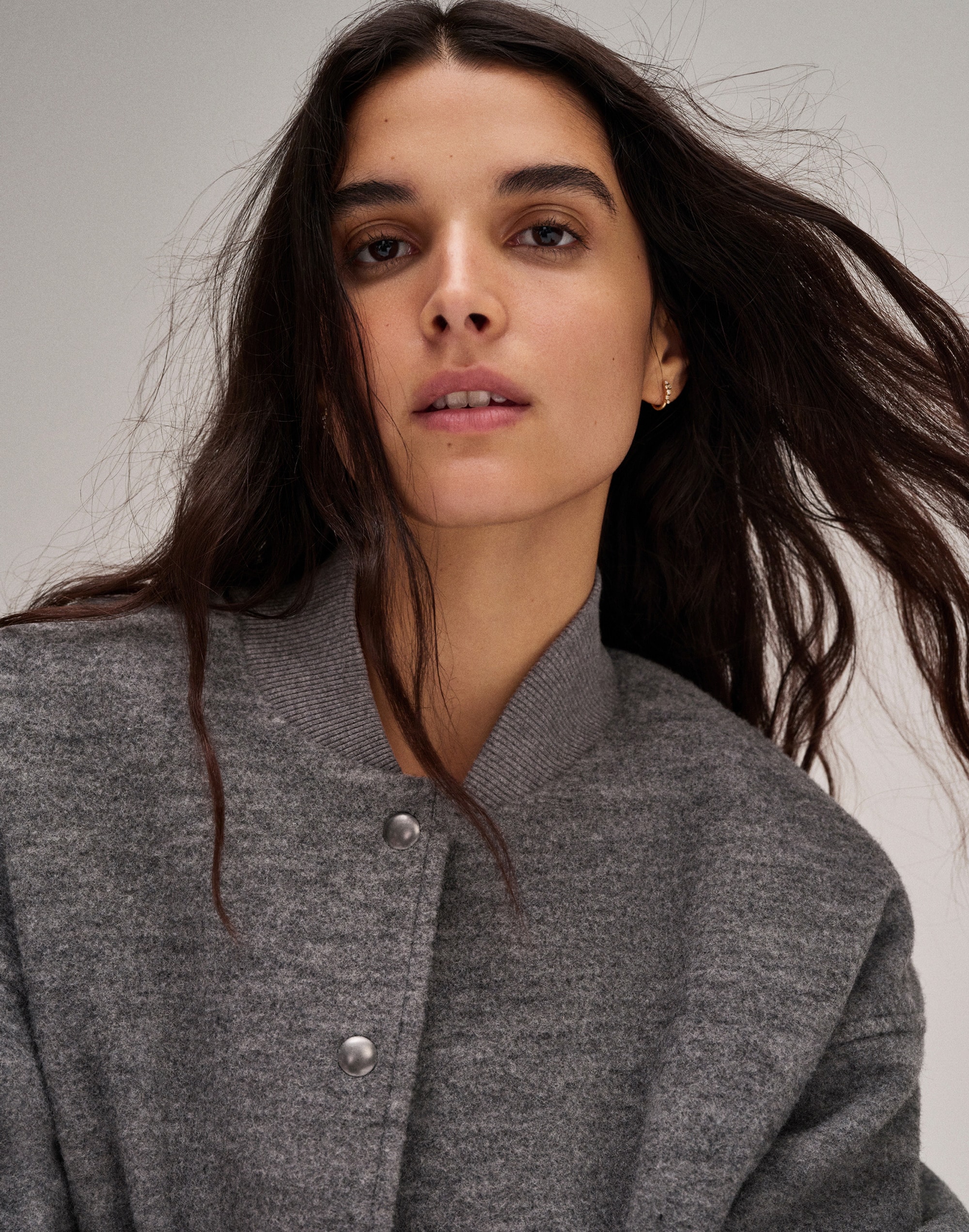 Double-Faced Knit Bomber Jacket | Madewell