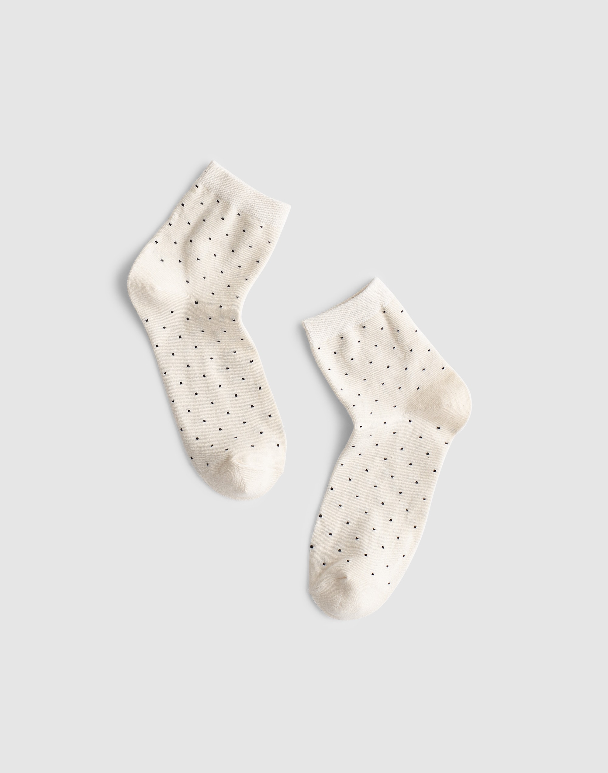 Cotton Ankle Socks in Polka Dot