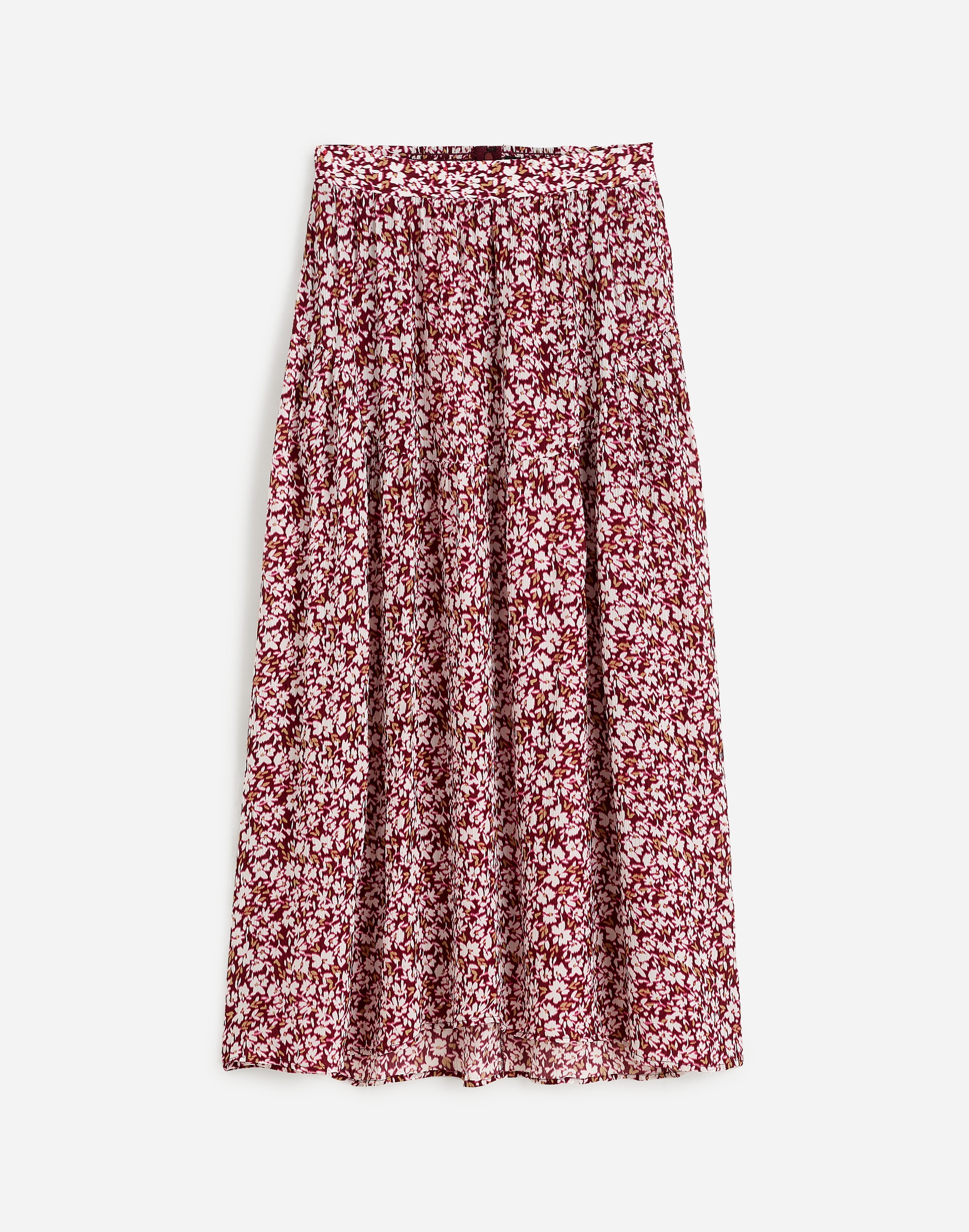 Shirred Maxi Skirt