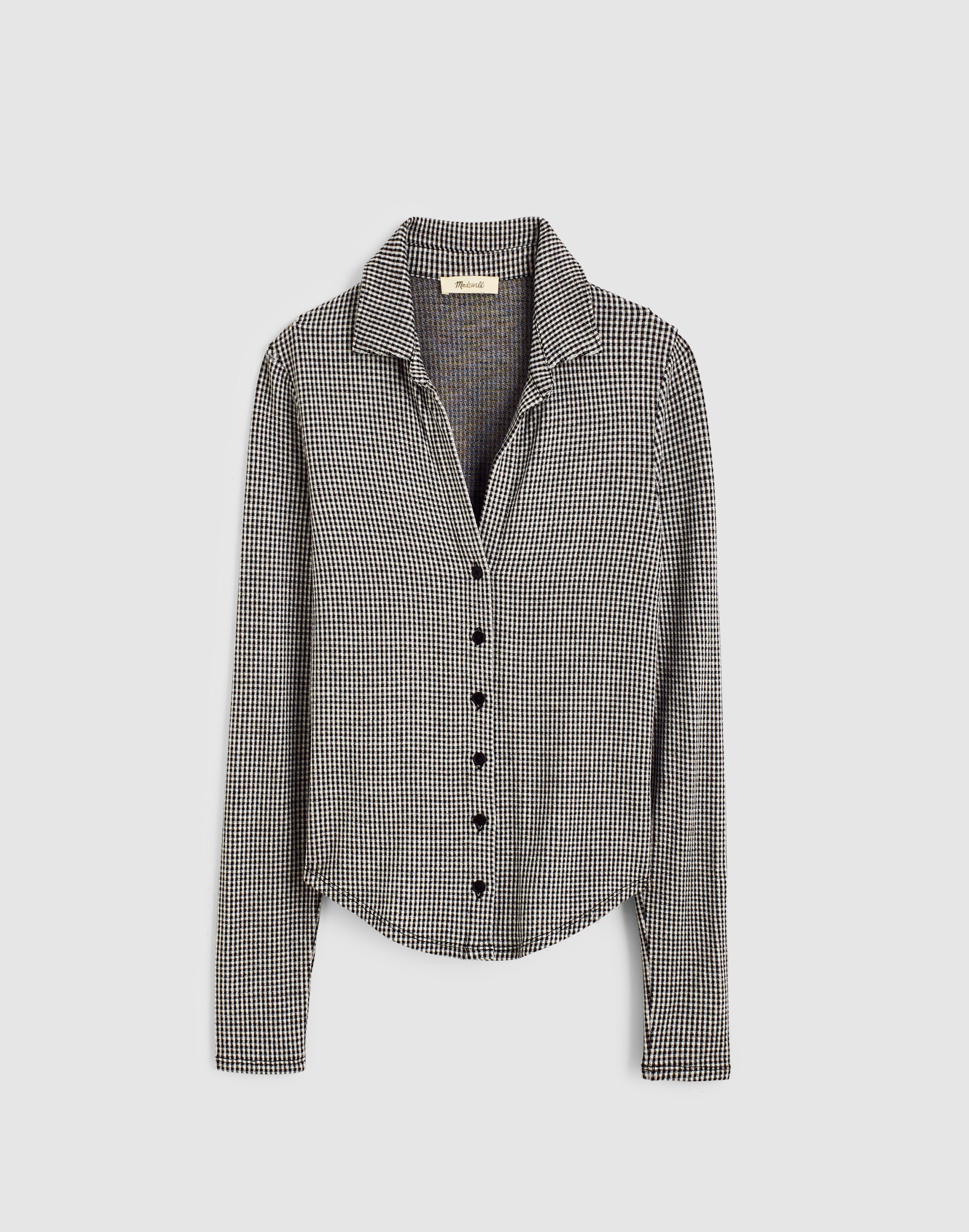 Camp Long-Sleeve Top in Gingham