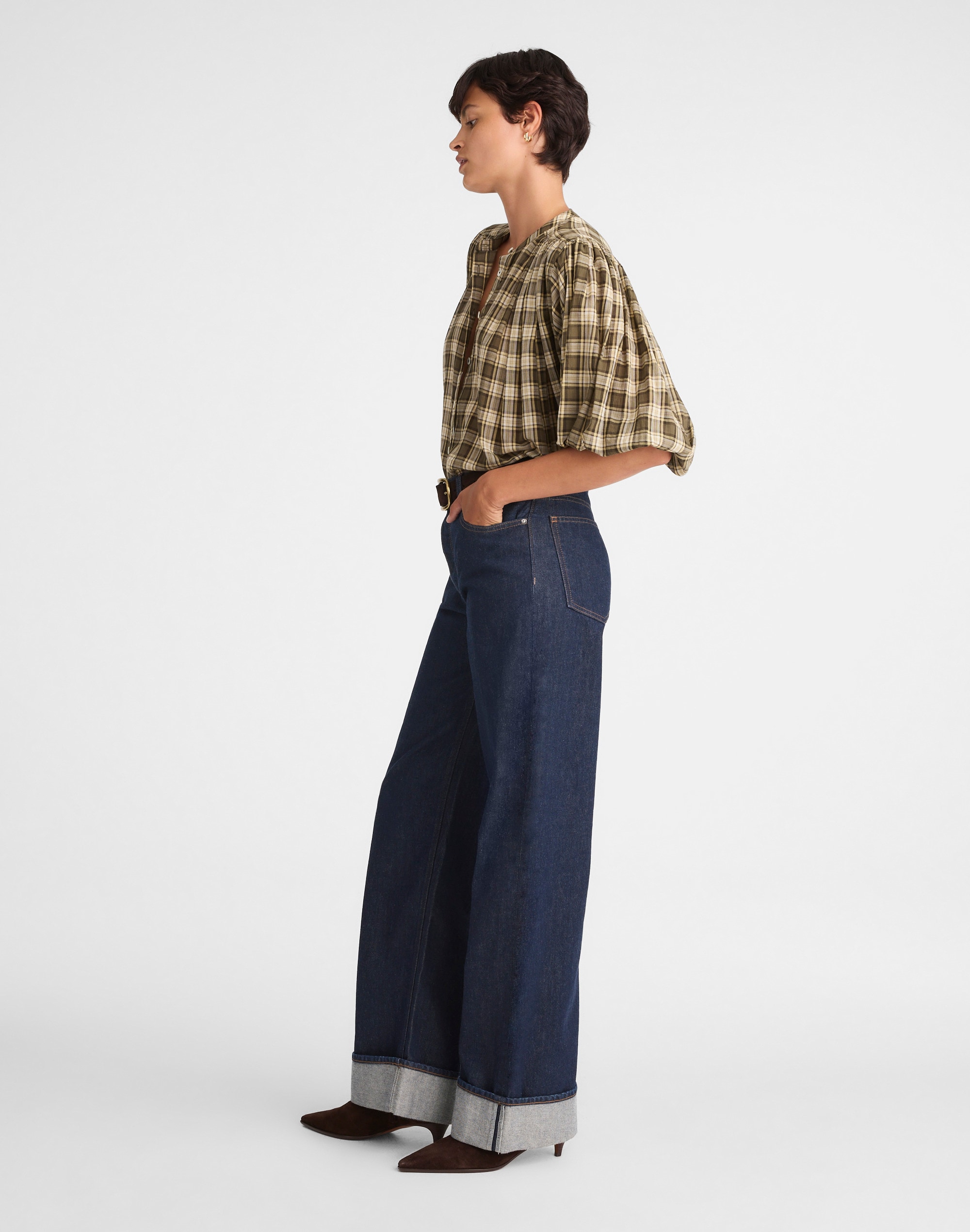 The Low-Slung Cuffed Baggy Jean Alternate Image 3