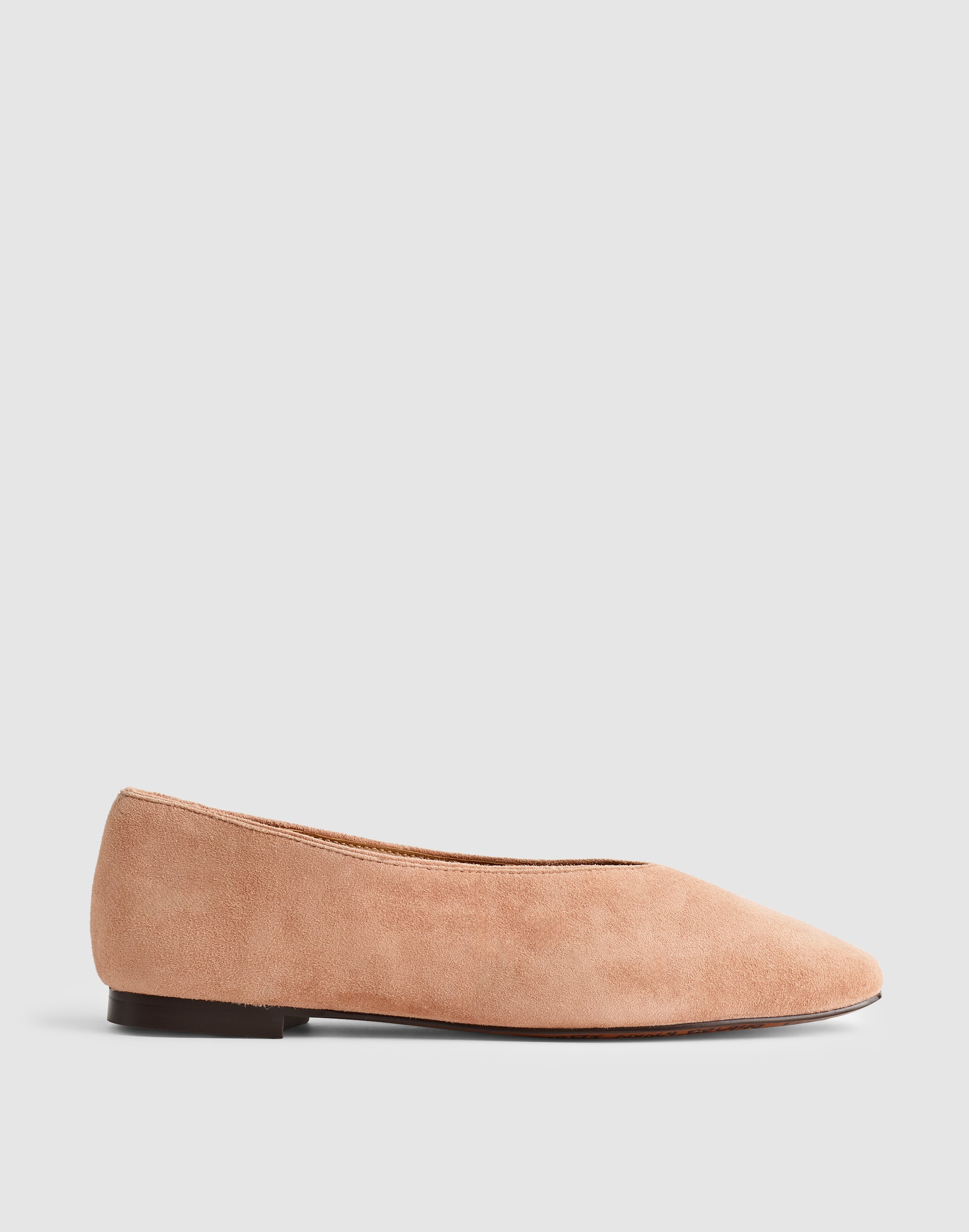 Madewell Mylie Ballet Flats Tawny Khaki In Brown