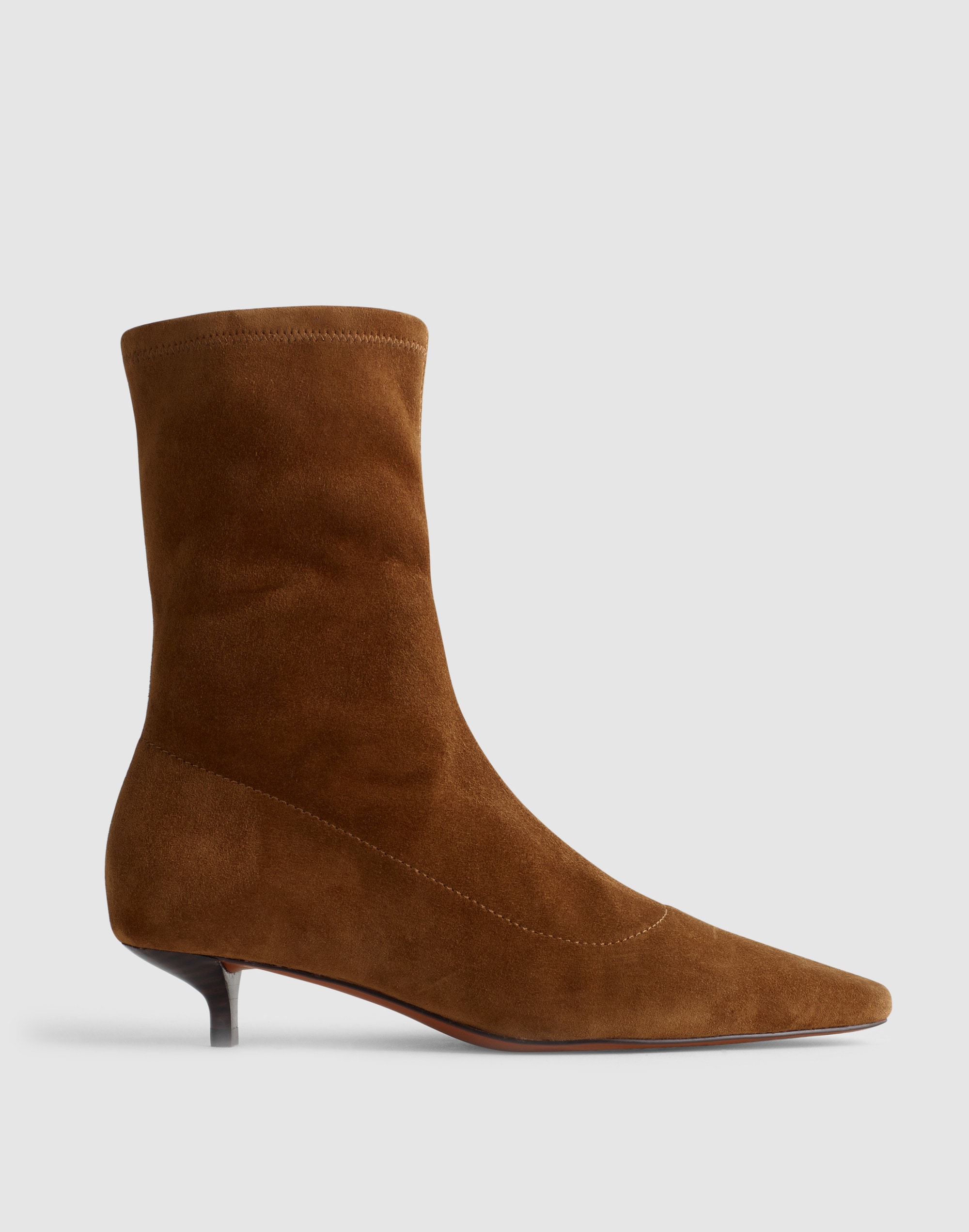 Madewell The Ciel Glove Ankle Boot In Brown