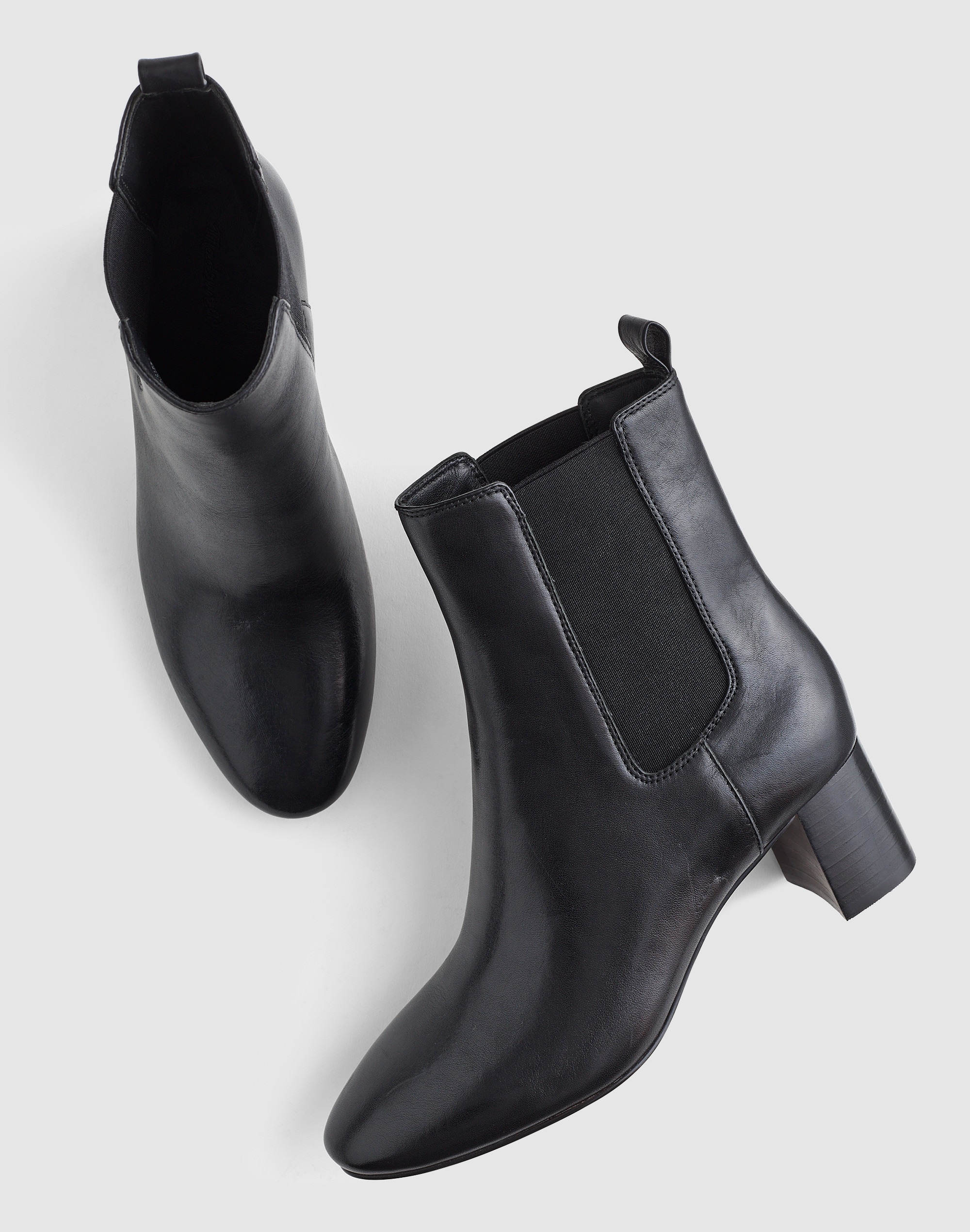 The Sylvia Chelsea Boot in Leather Alternate Image 2