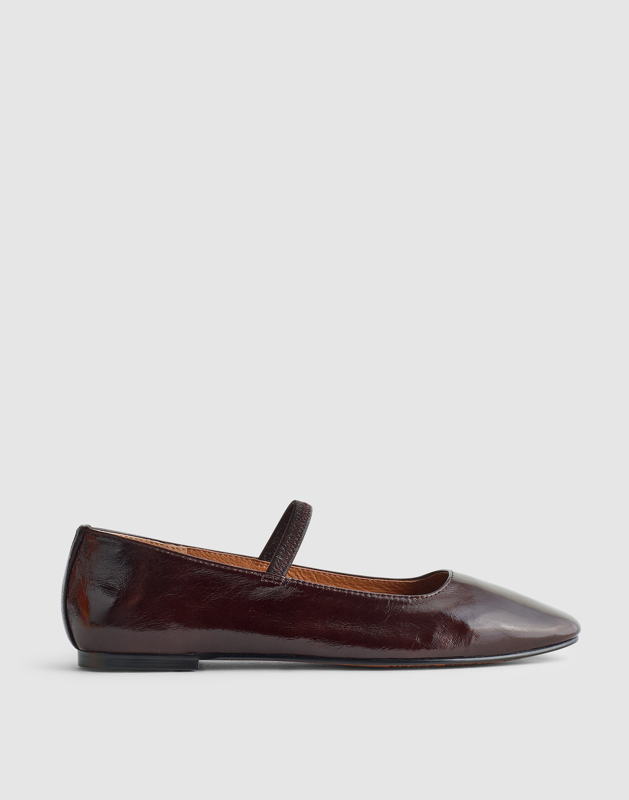 Madewell The Greta Ballet Flat In Burgundy