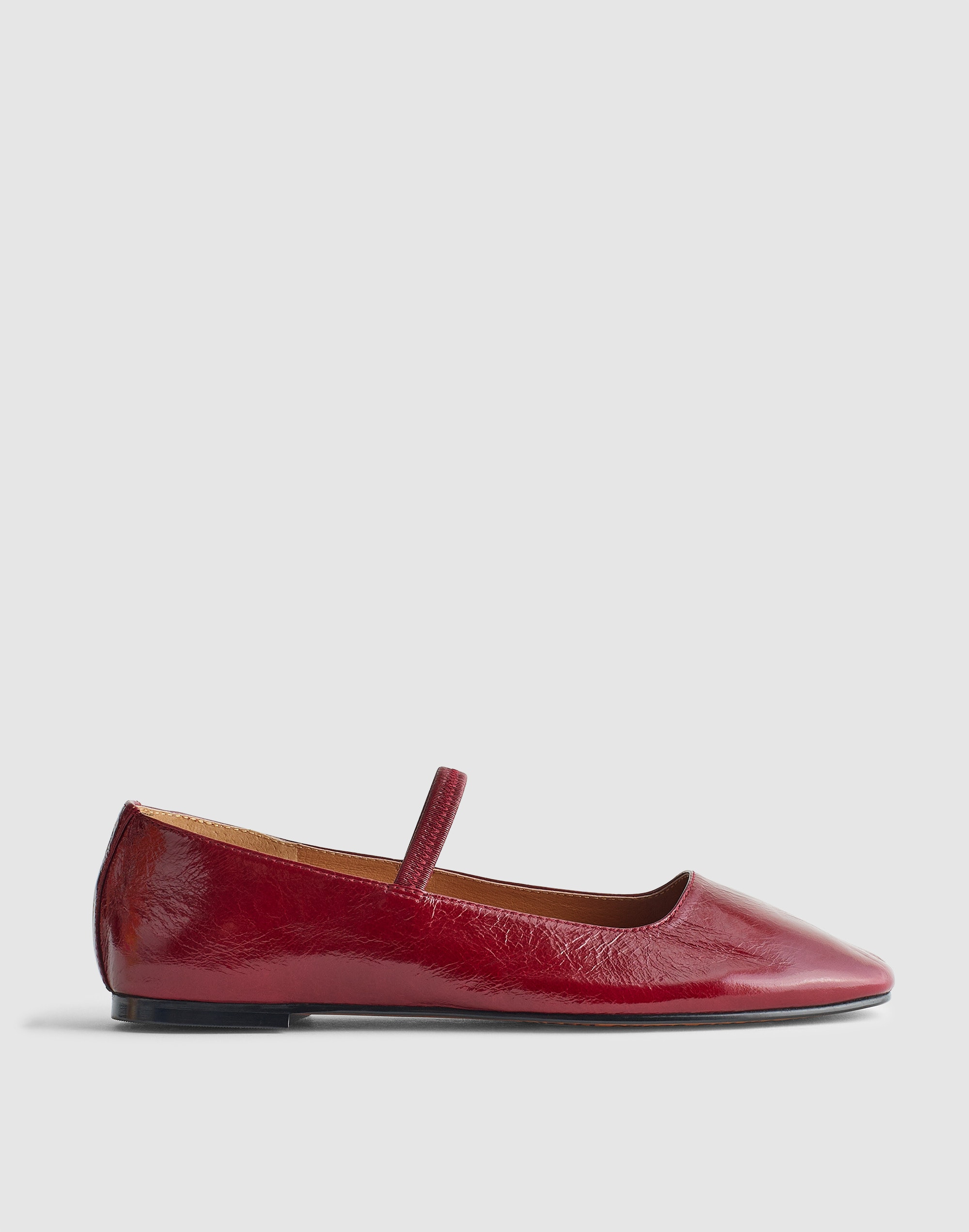 Madewell The Greta Ballet Flat In Burgundy