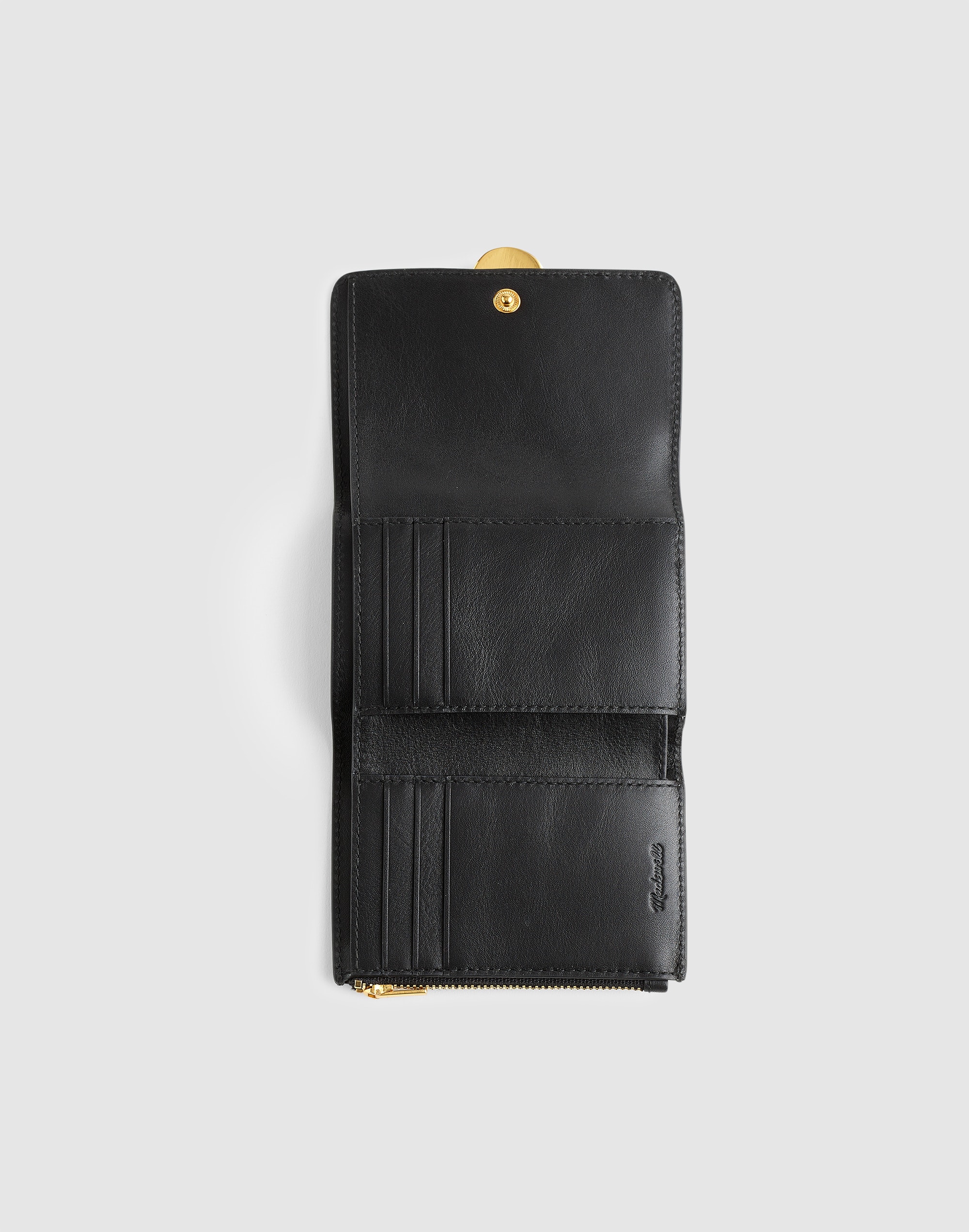 The Sculpted Metal Trifold Wallet