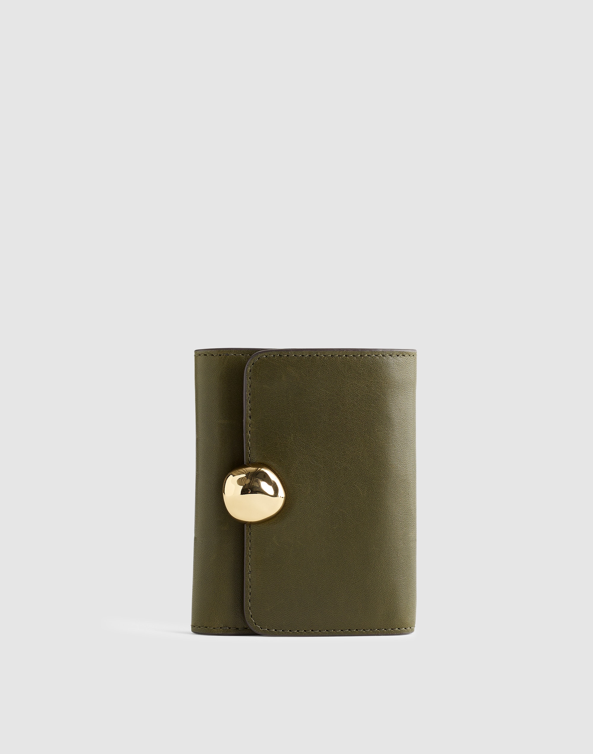 The Sculpted Metal Trifold Wallet