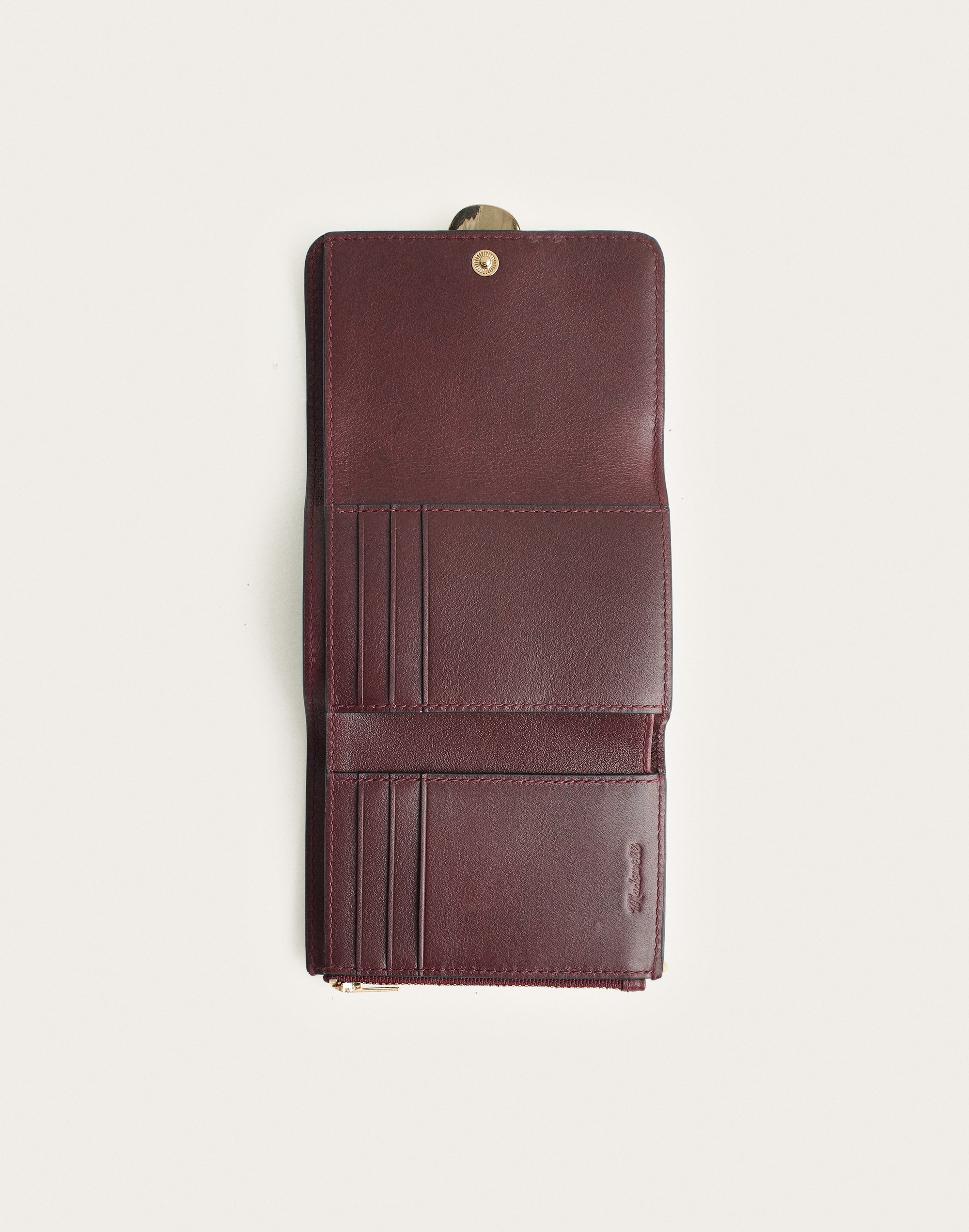 The Sculpted Metal Trifold Wallet
