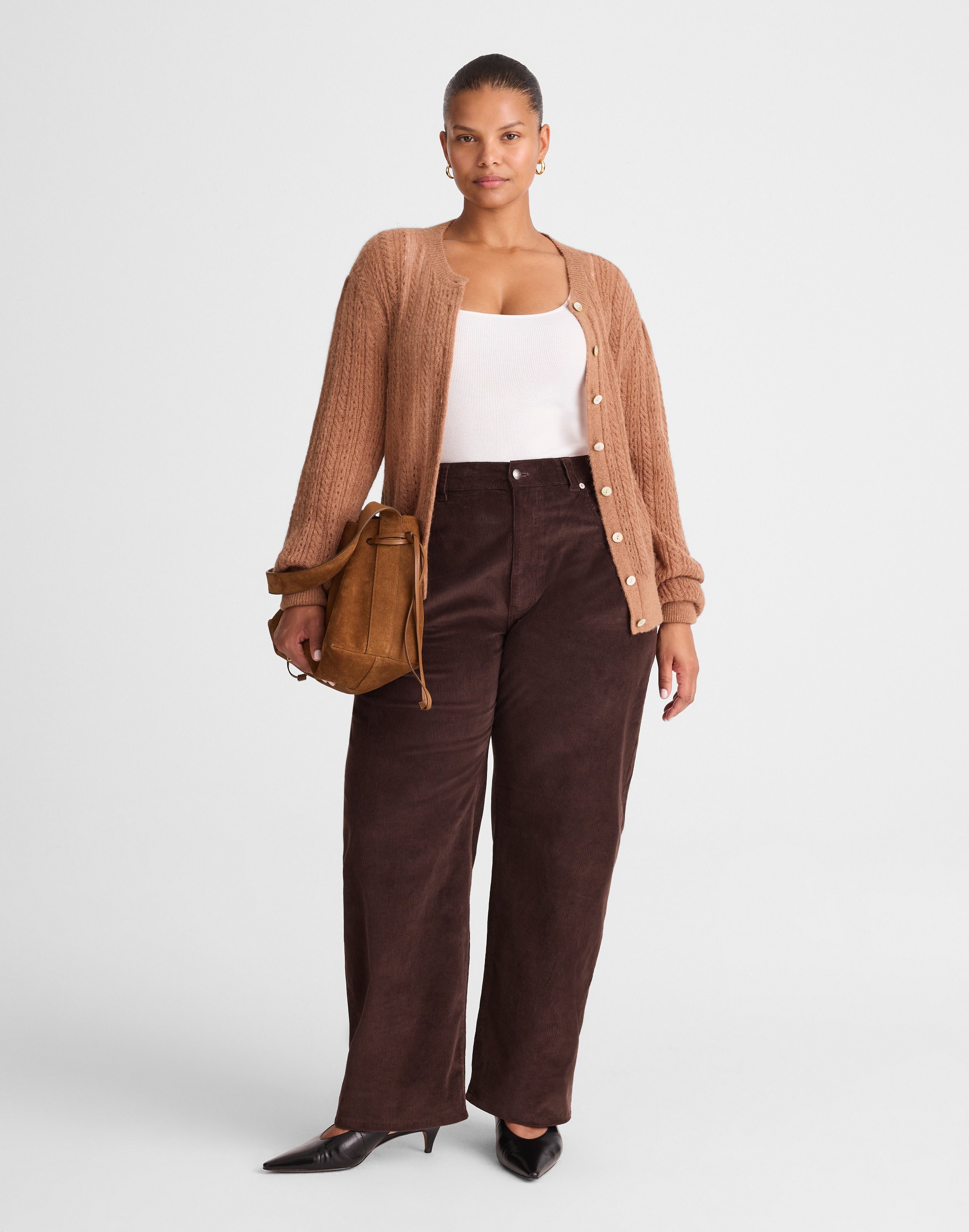 the plus balloon pant in corduroy