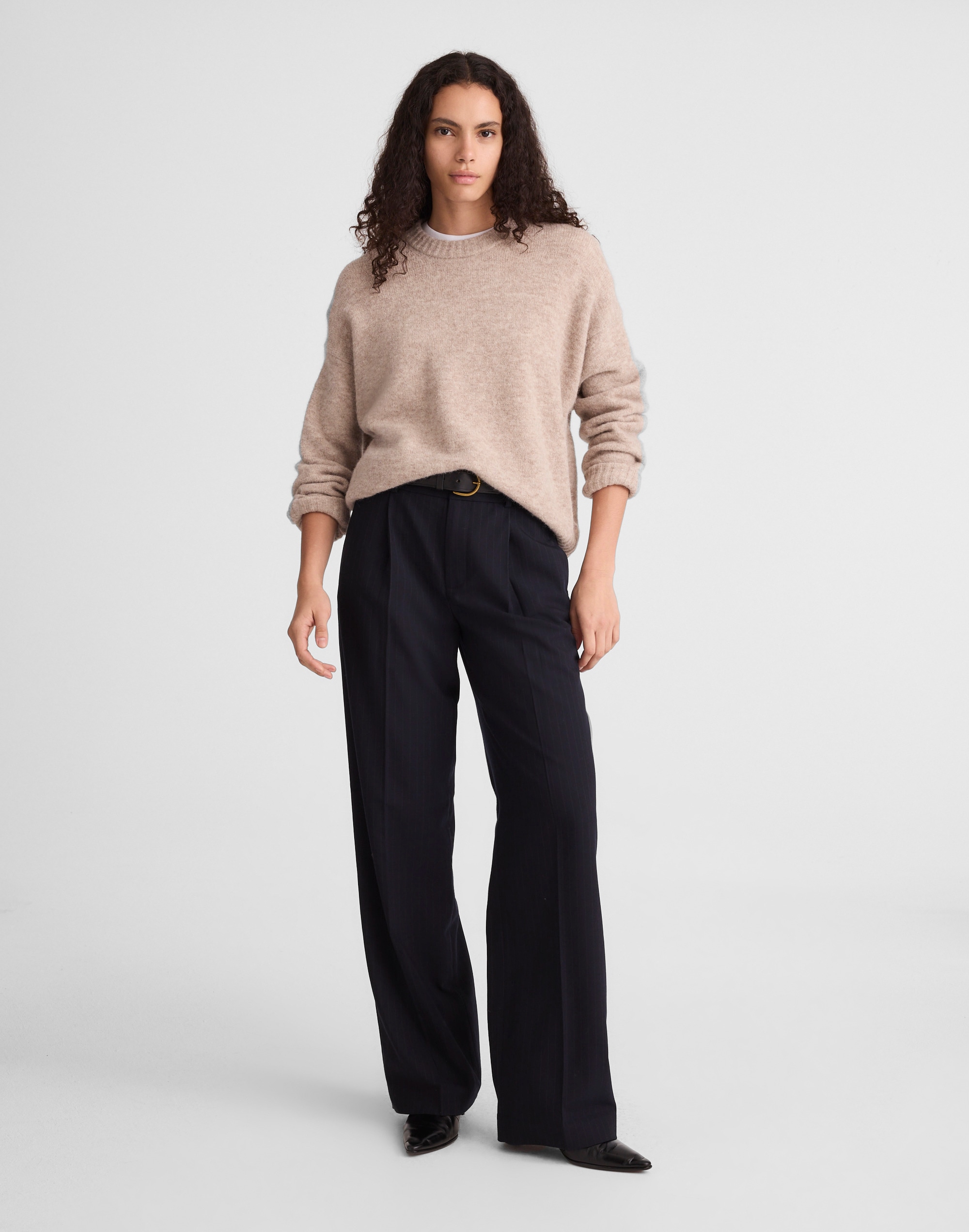 Slouchy Straight Pants