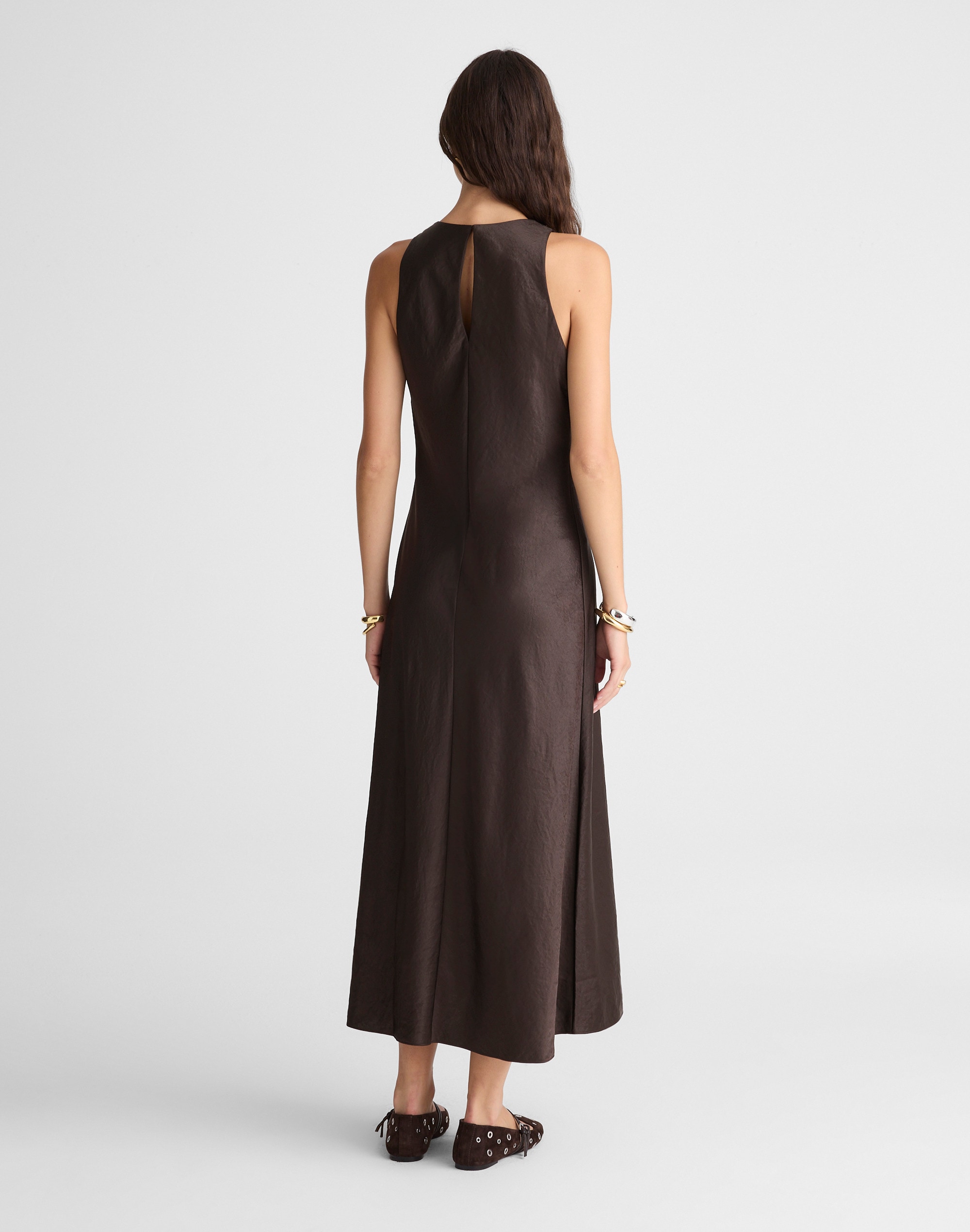 Petite Sleeveless Midi Dress