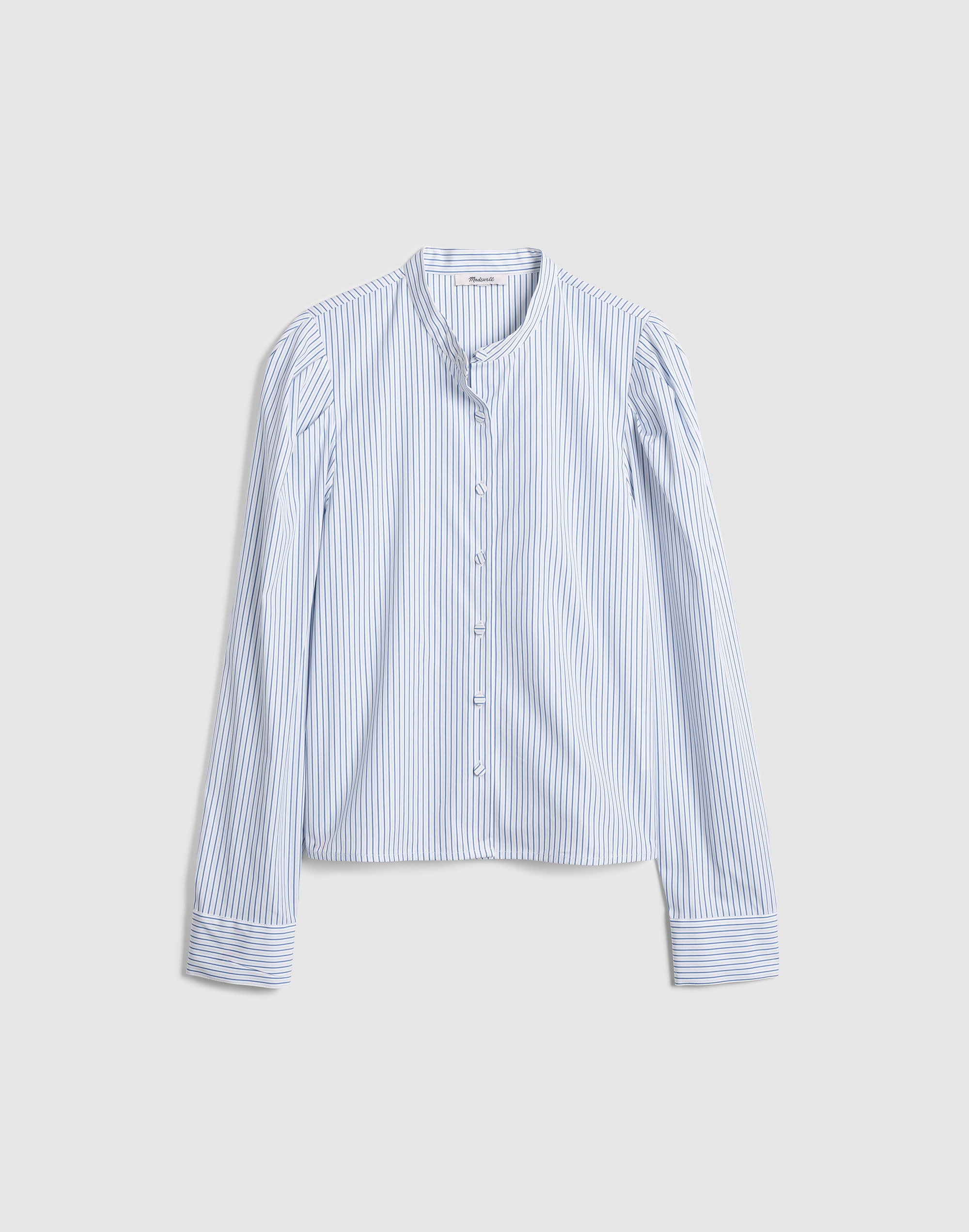 Puff-Sleeve Button-Up Shirt