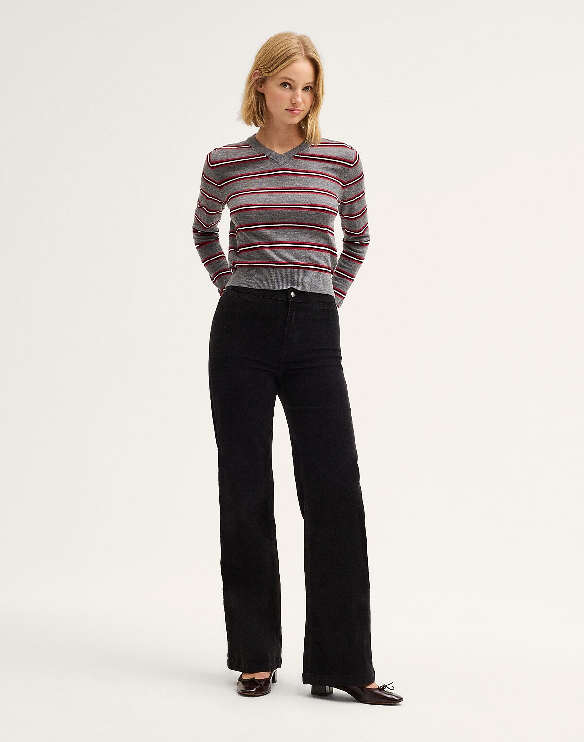 The Wide-Leg Pant in Corduroy
